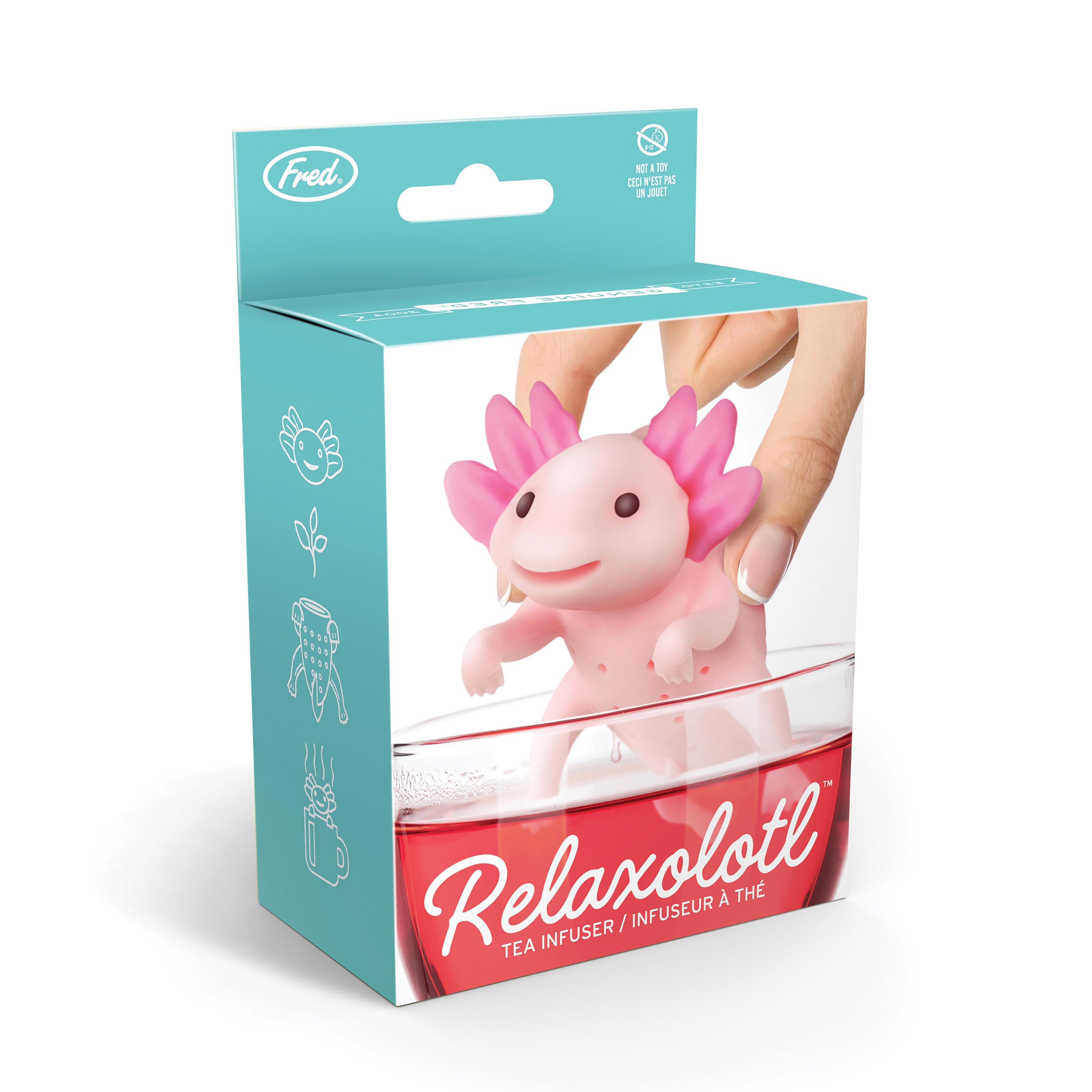 Fred Relaxolotl Tea Infuser Pink
