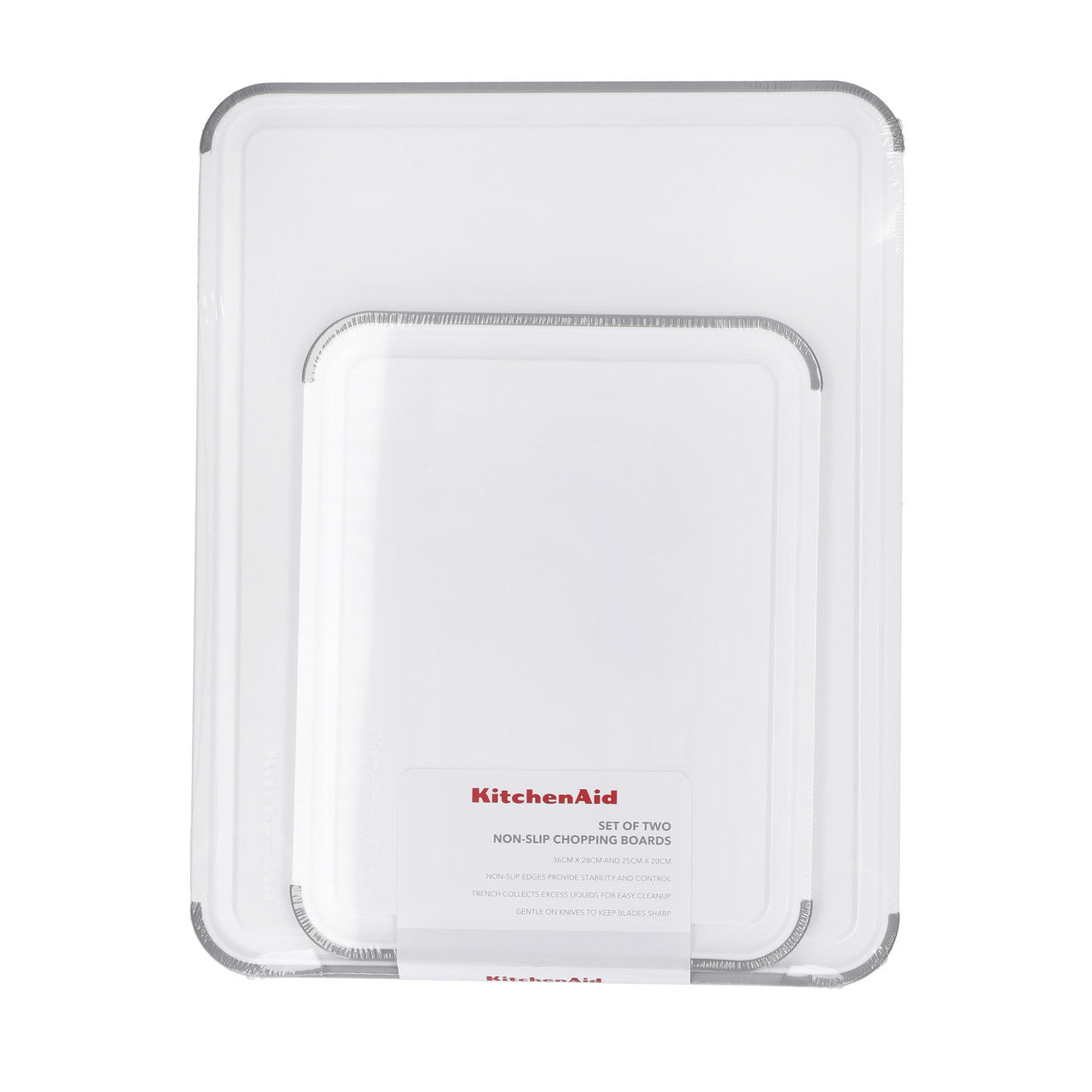 KitchenAid Classic 2 Piece Polypropylene Chopping Board Set 20 x 25cm & 35 x 28cm
