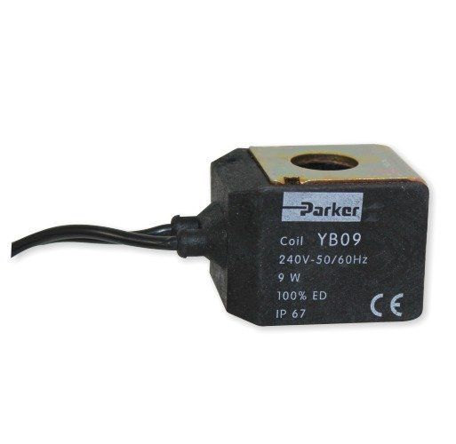 Parker YB09 Solenoid Coil 240V with Leads