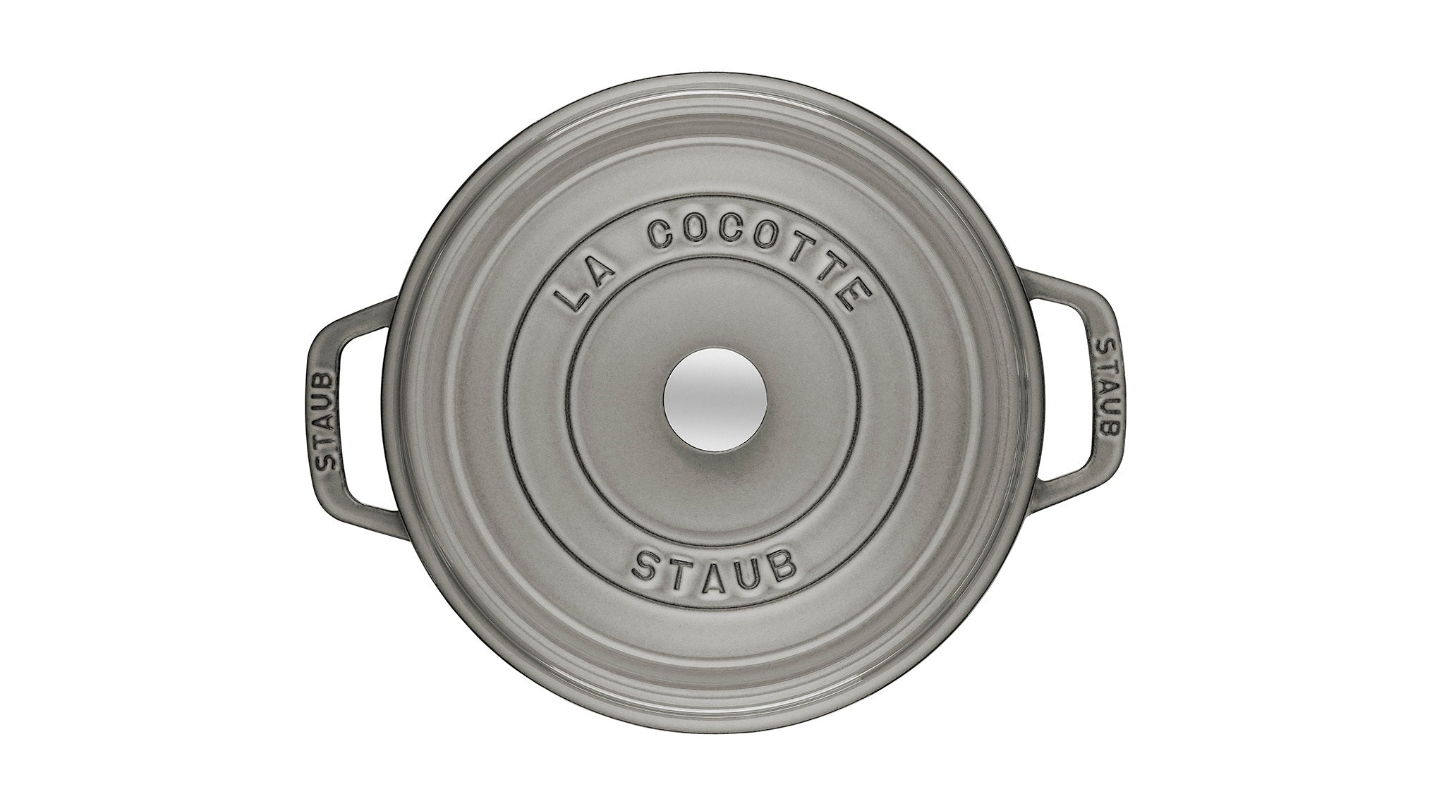Staub Round Cocotte – 28cm Graphite