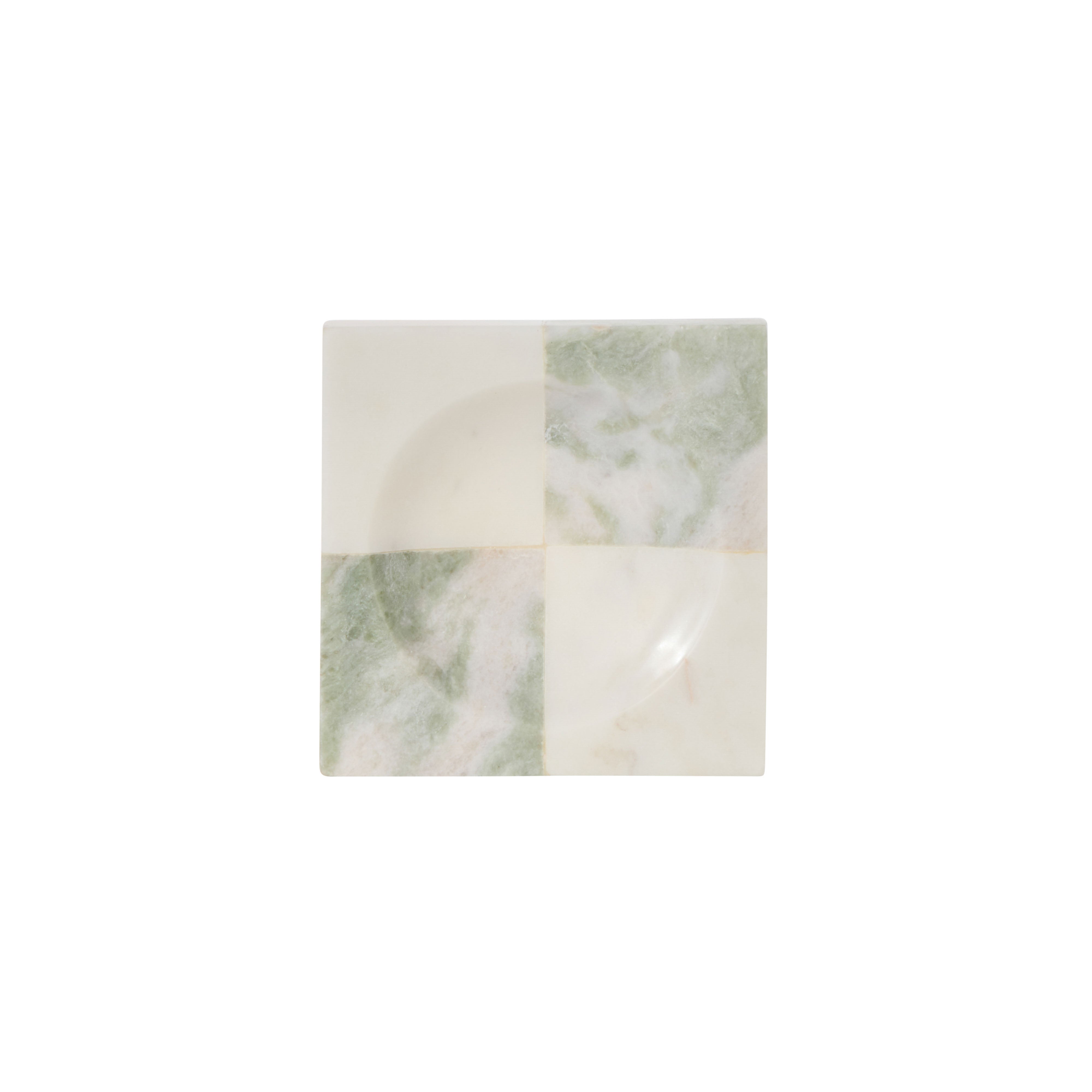 Amalfi Sachi Check Dish White & Onxy