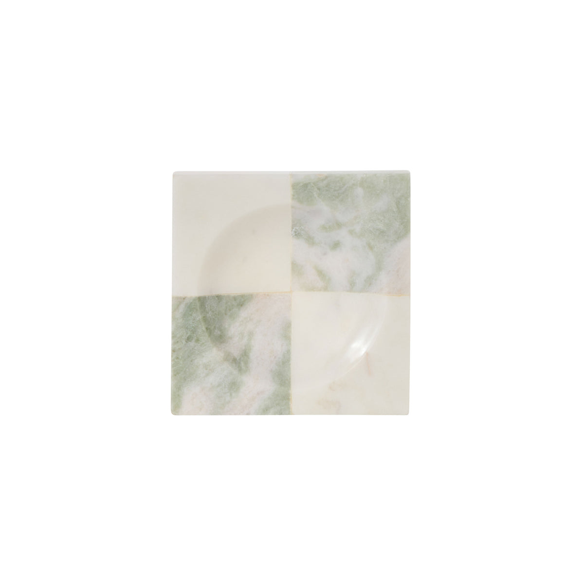 Amalfi Sachi Check Dish White & Onxy