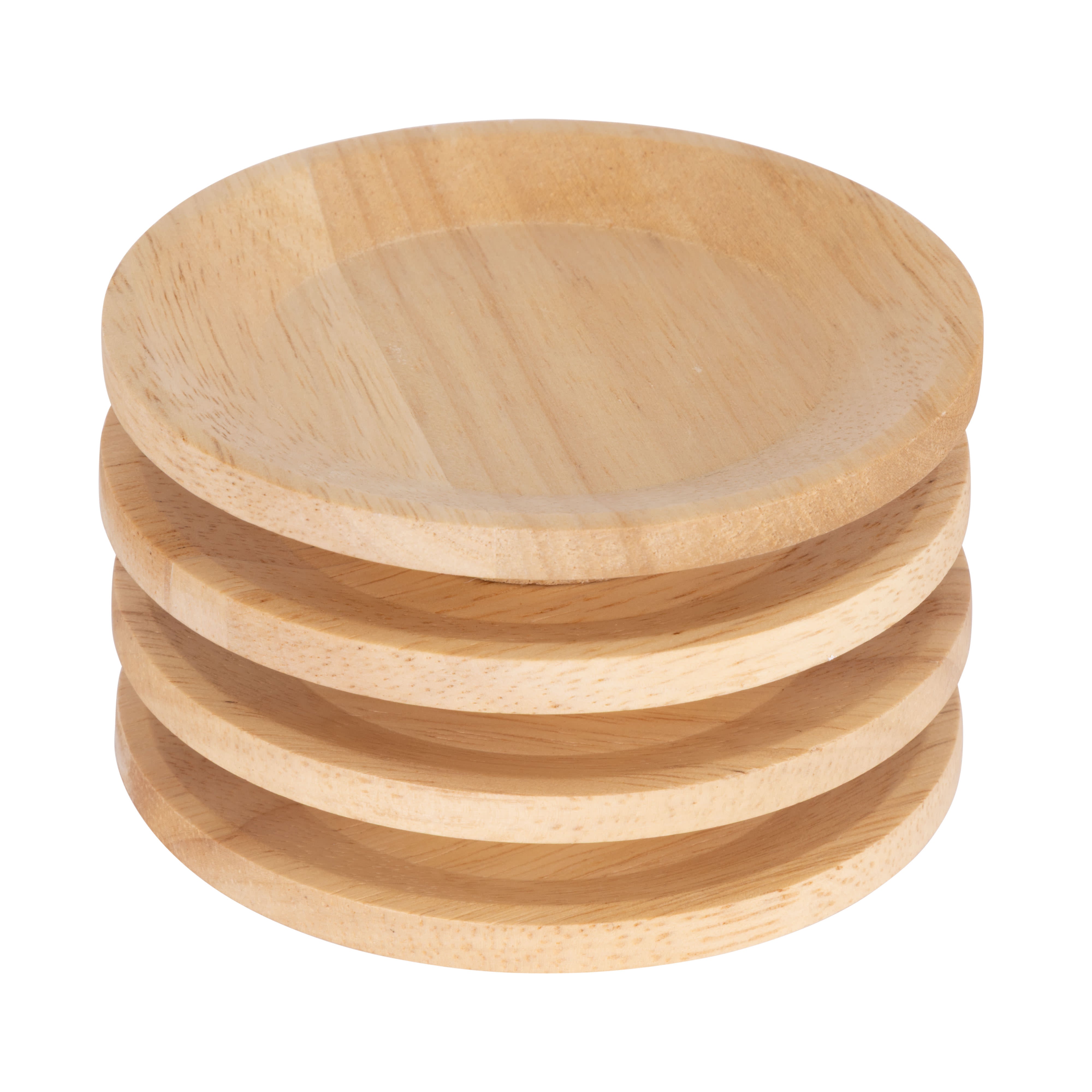 Davis & Waddell Cantina Mini Serving Plates 4 Piece Set Rubber Wood