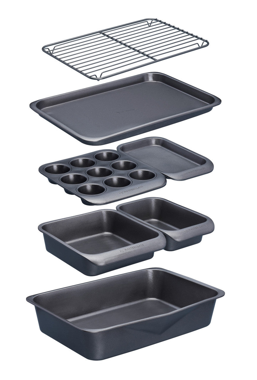 MasterCraft Smart Space Stacking Non Stick Bakeware Set 7 Piece