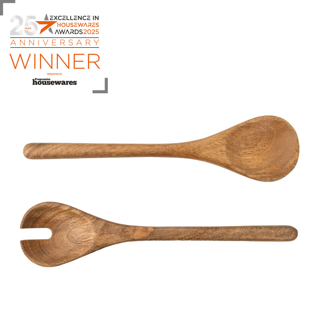 Jamie Oliver Big Love Mango Wood Serving Spoon Set