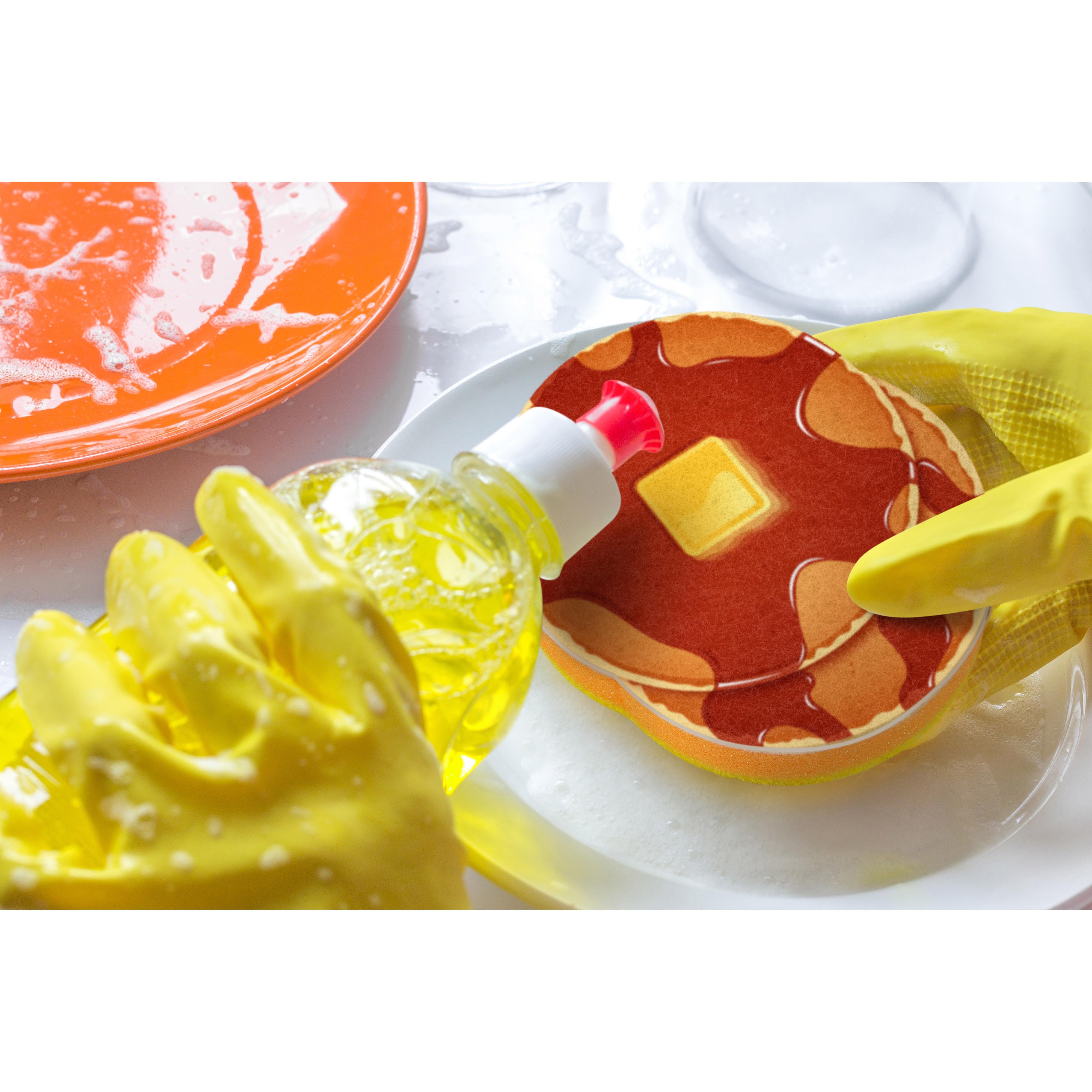 Fred The Breakfast Scrub Sponge 3 Piece Set Multi-Coloured