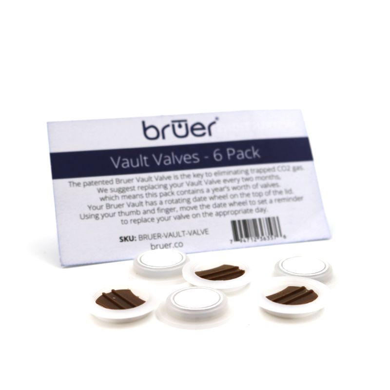 Bruer Coffee Vault Valve Set (6pk)