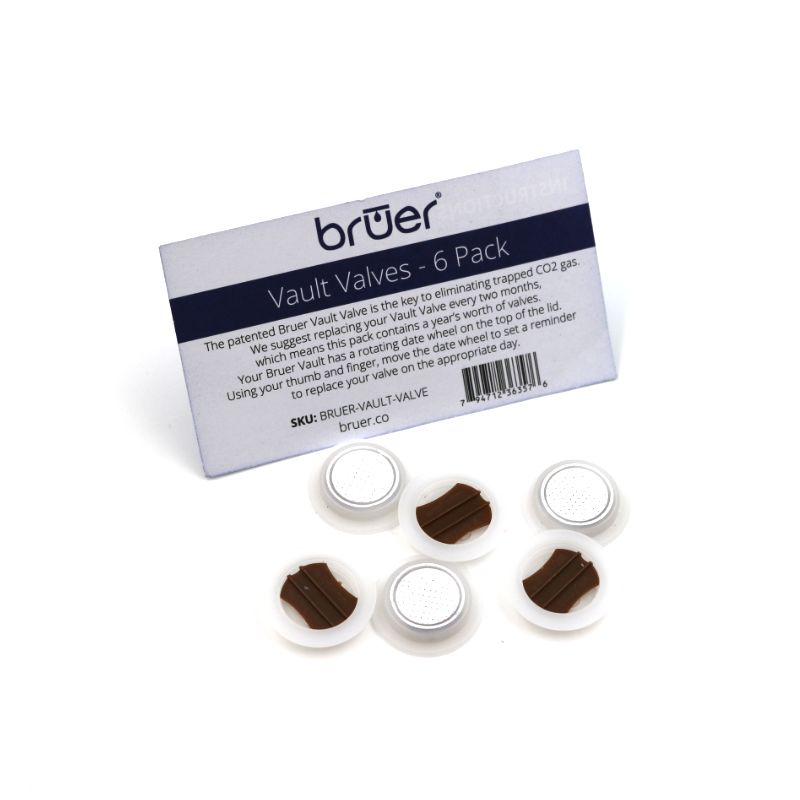 Bruer Coffee Vault Valve Set (6pk)