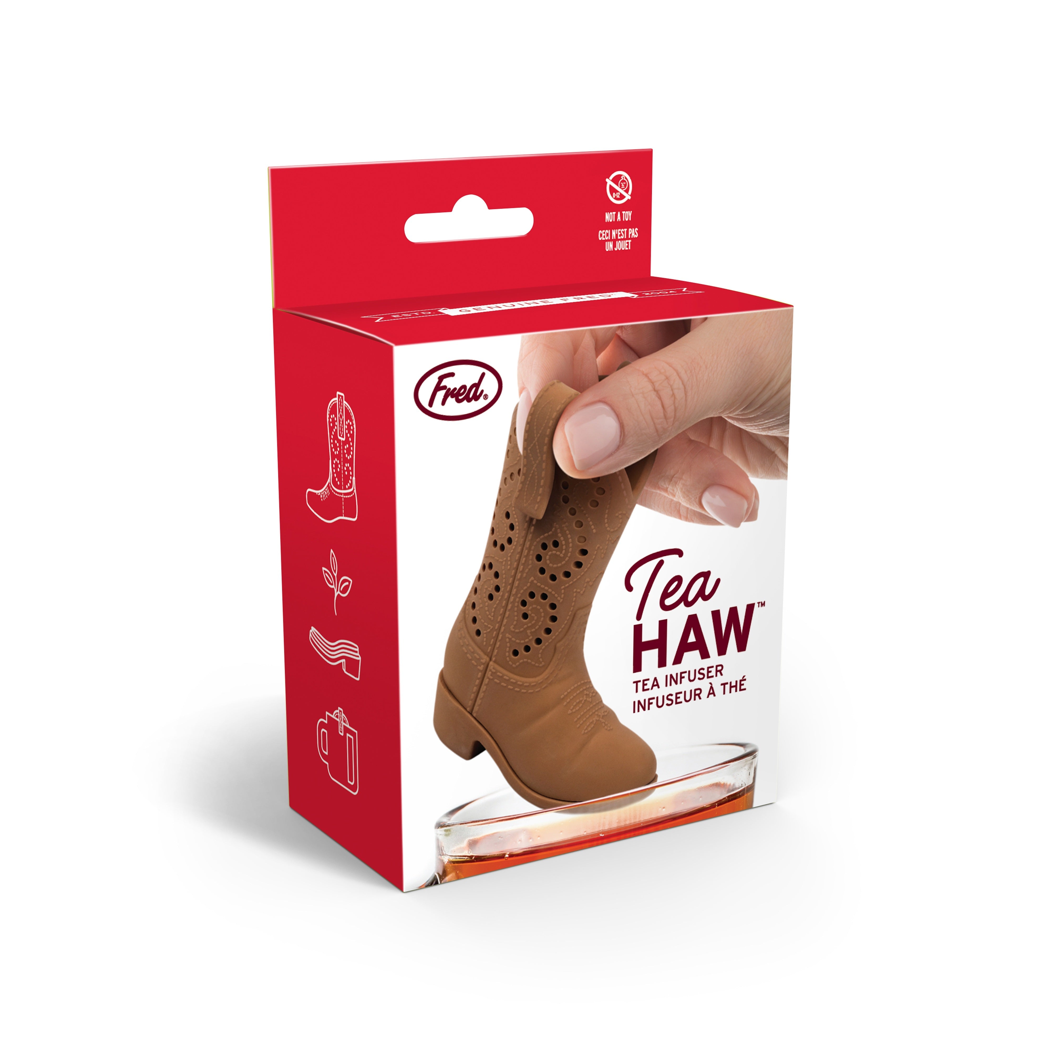 Fred Tea-Haw Boot Tea Infuser Brown