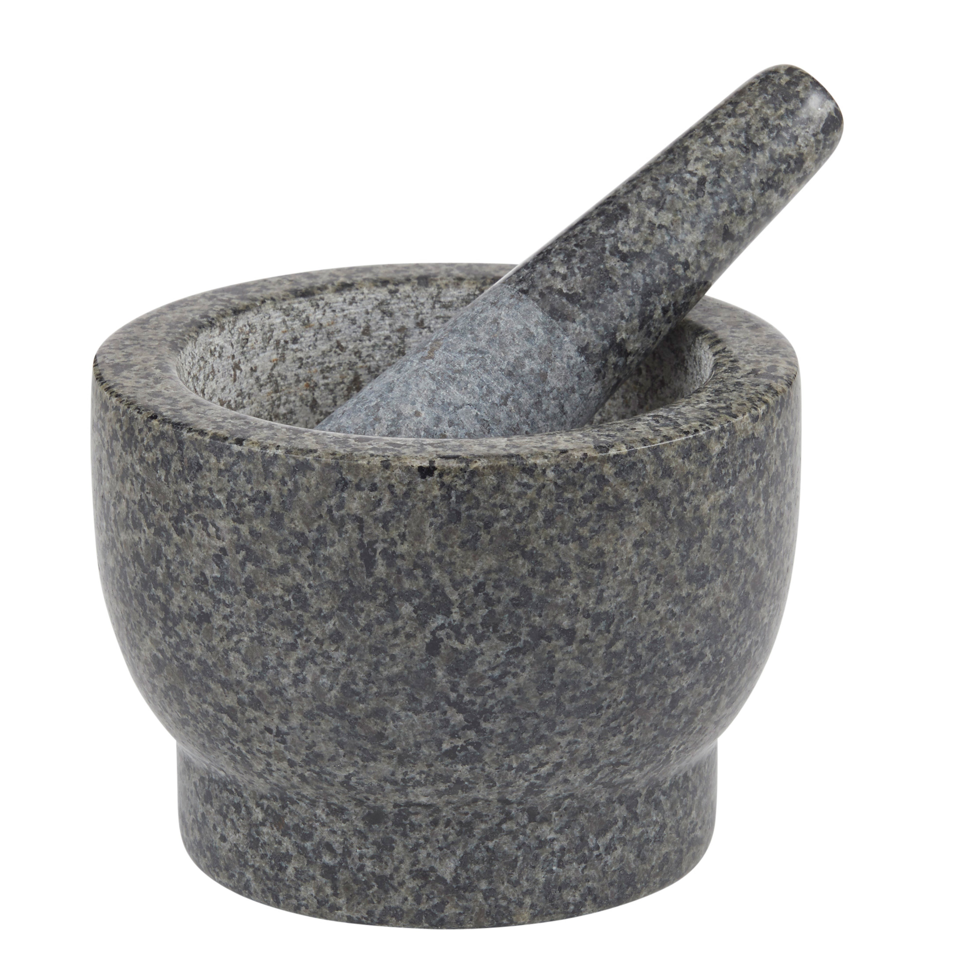 Davis & Waddell Traditional Granite Mortar & Pestle Grey