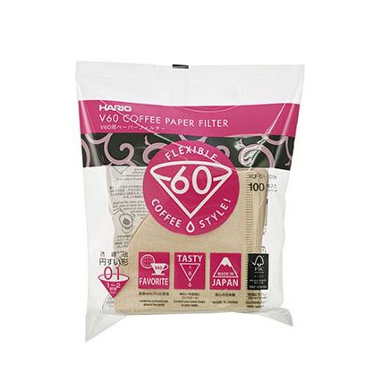 Hario V60 Paper Filter 01 Natural (100pk)