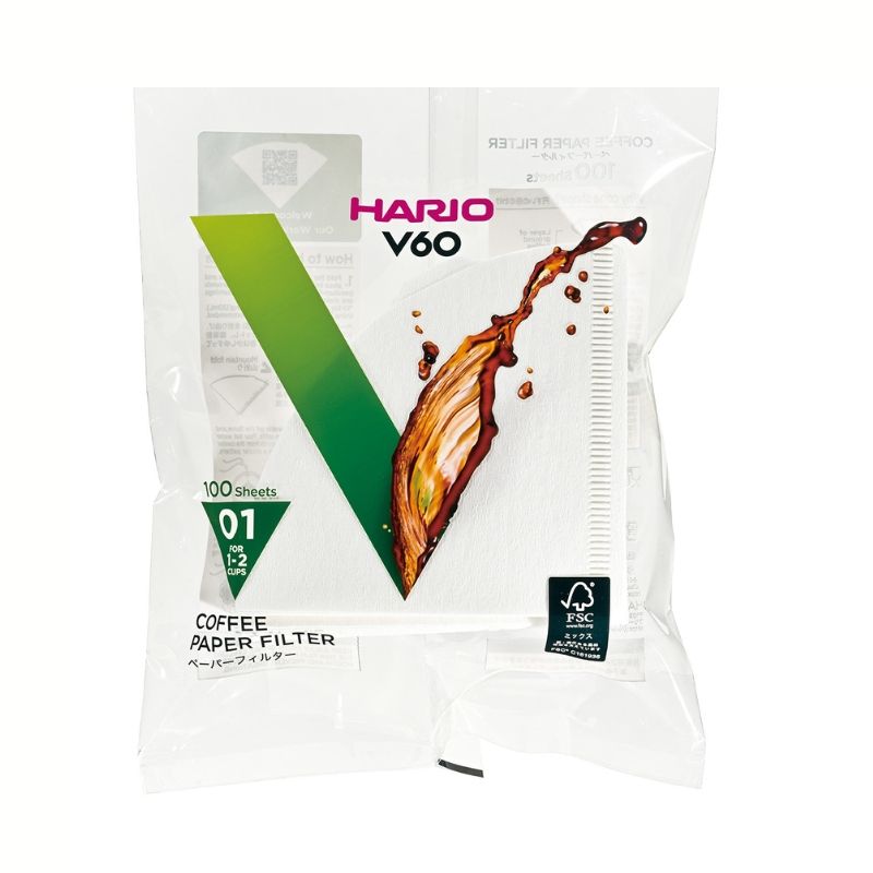 Hario V60 Paper Filter 01 (100pk)