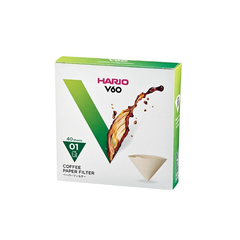 Hario V60 Paper Filter 01 Natural (40pk)