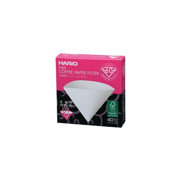 Hario V60 Paper Filter 01 (40pk)