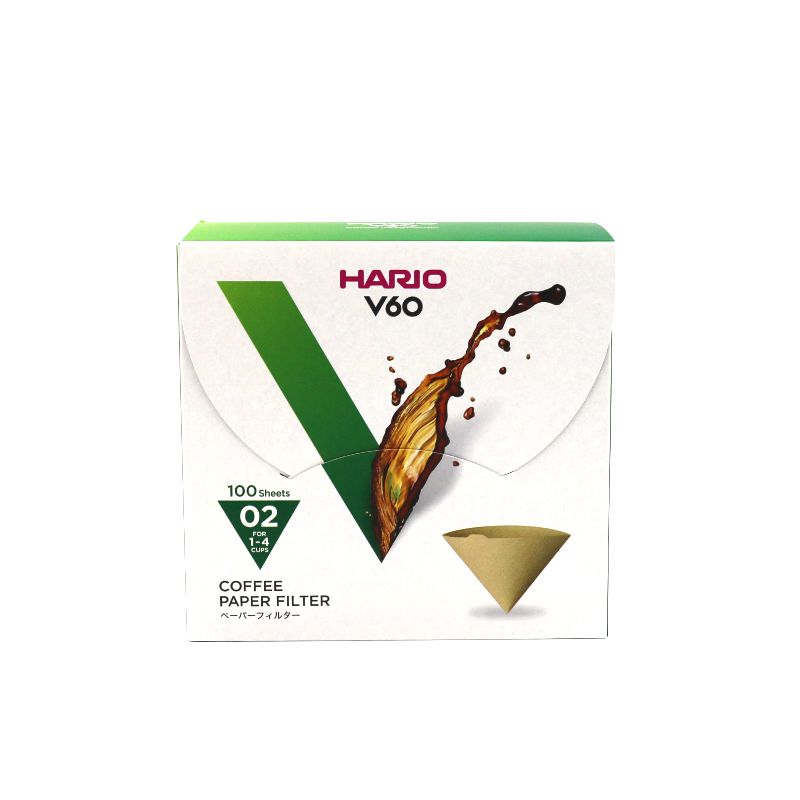 Hario V60 Paper Filter 02 Natural Box (100pk)