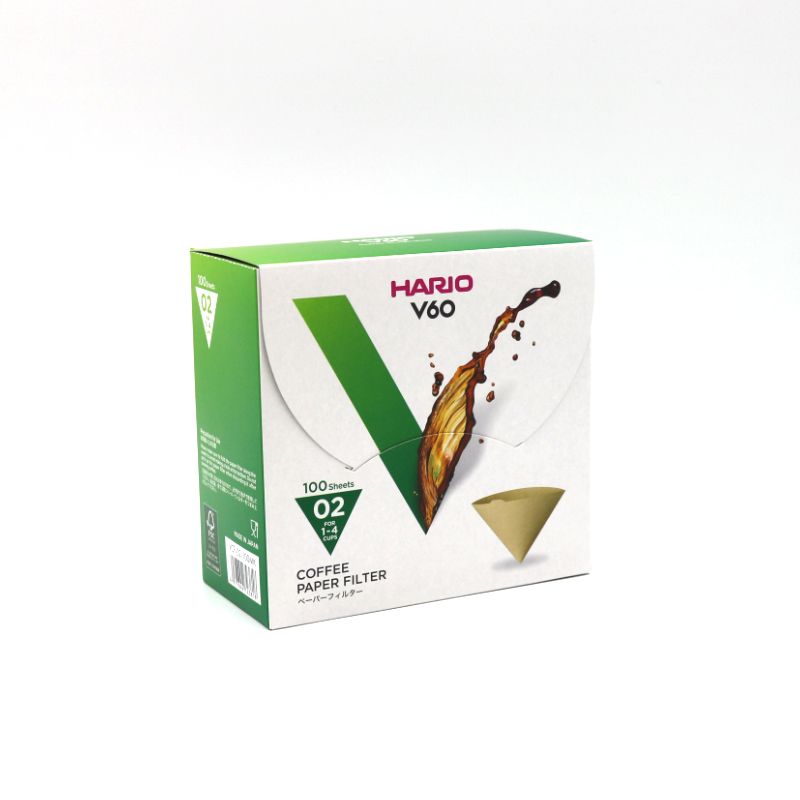 Hario V60 Paper Filter 02 Natural Box (100pk)
