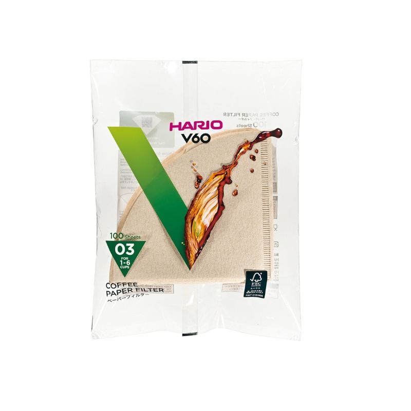 Hario V60 Paper Filter 03 Natural (100pk)