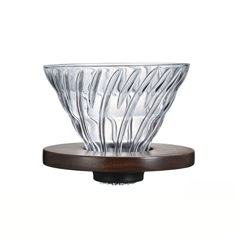Hario V60 Glass Dripper 02 - Walnut