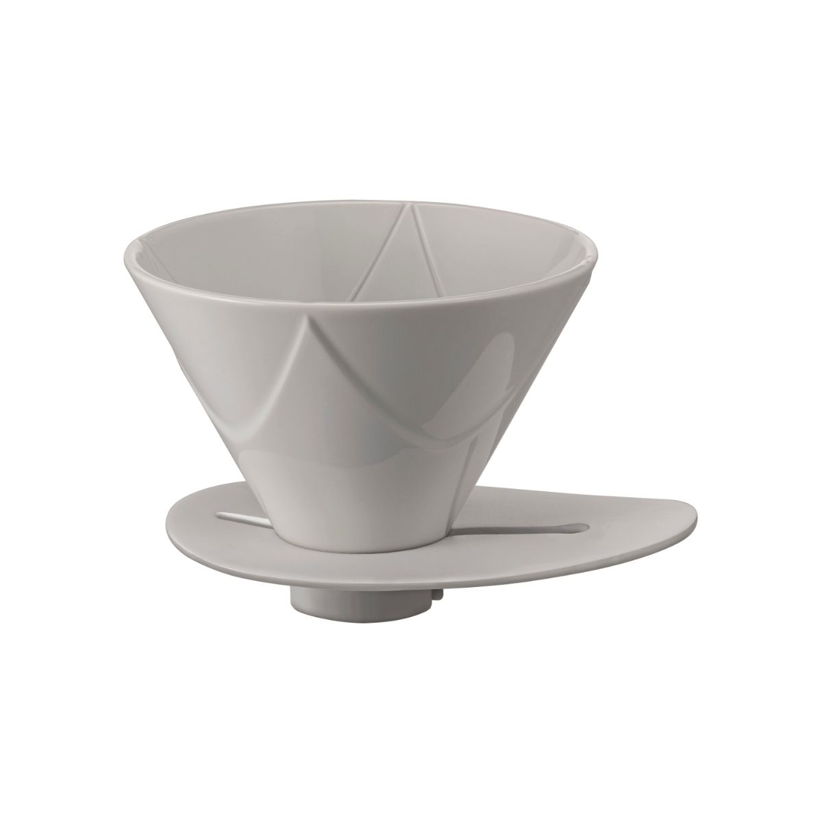 Hario V60 One Pour Dripper Mugen Ceramic - White