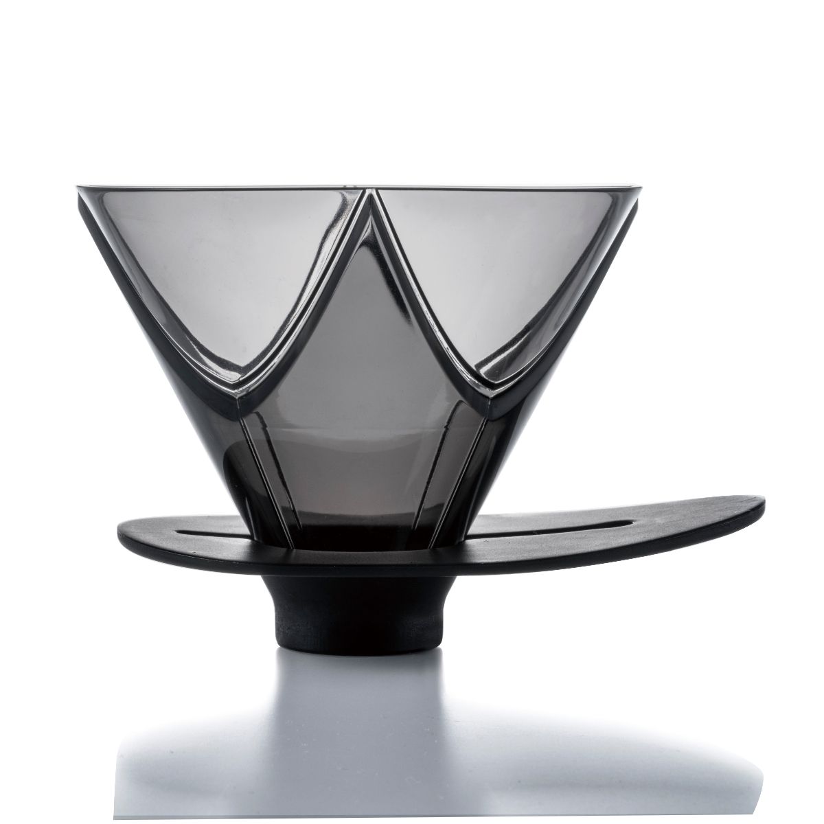 Hario V60 One Pour Dripper Mugen - Clear Black