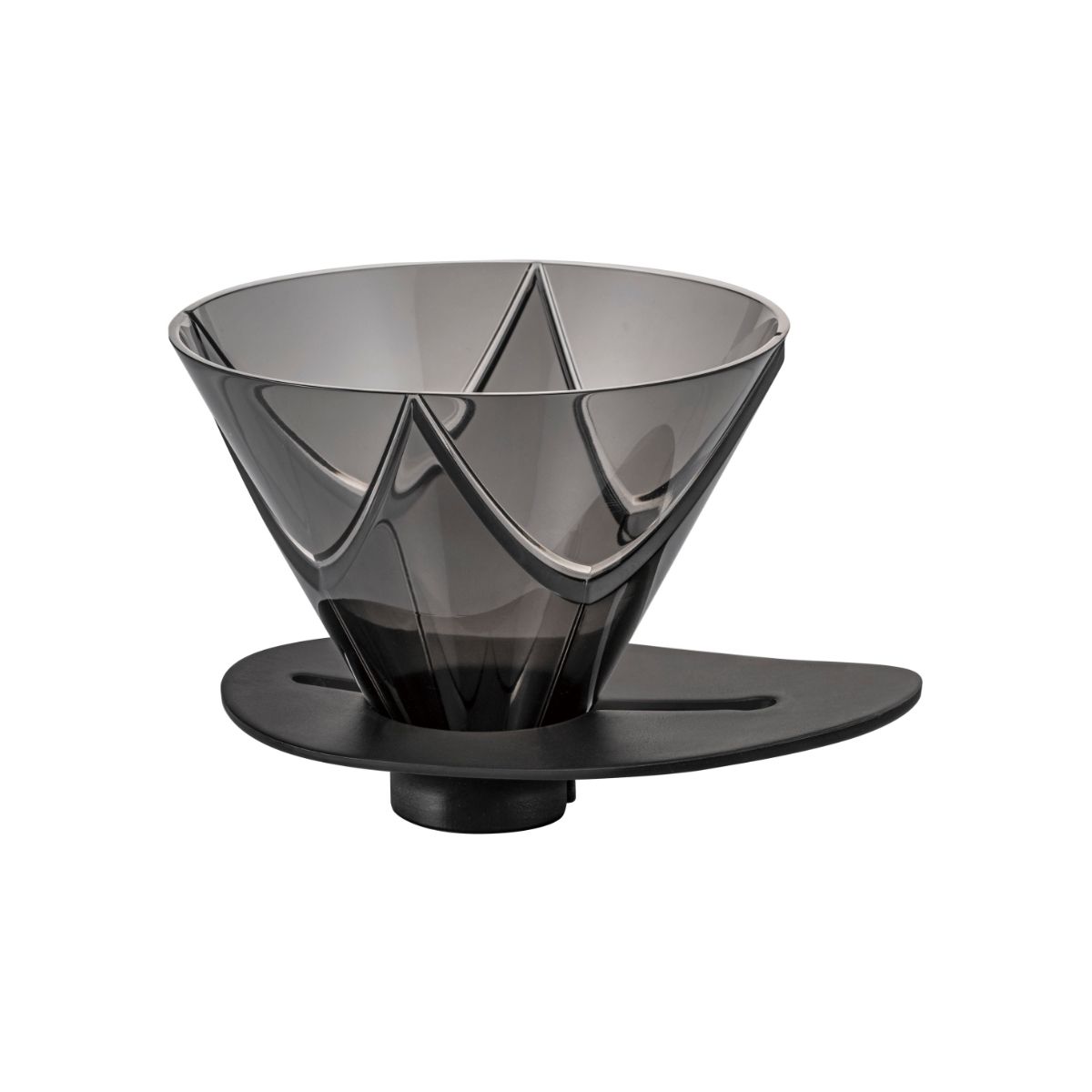 Hario V60 One Pour Dripper Mugen - Clear Black