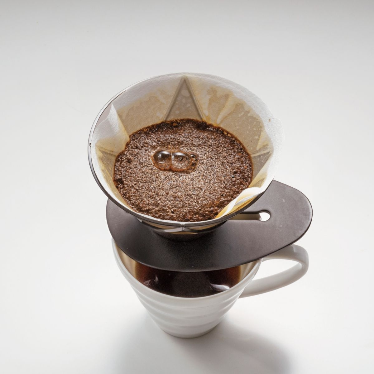 Hario V60 One Pour Dripper Mugen - Clear Black