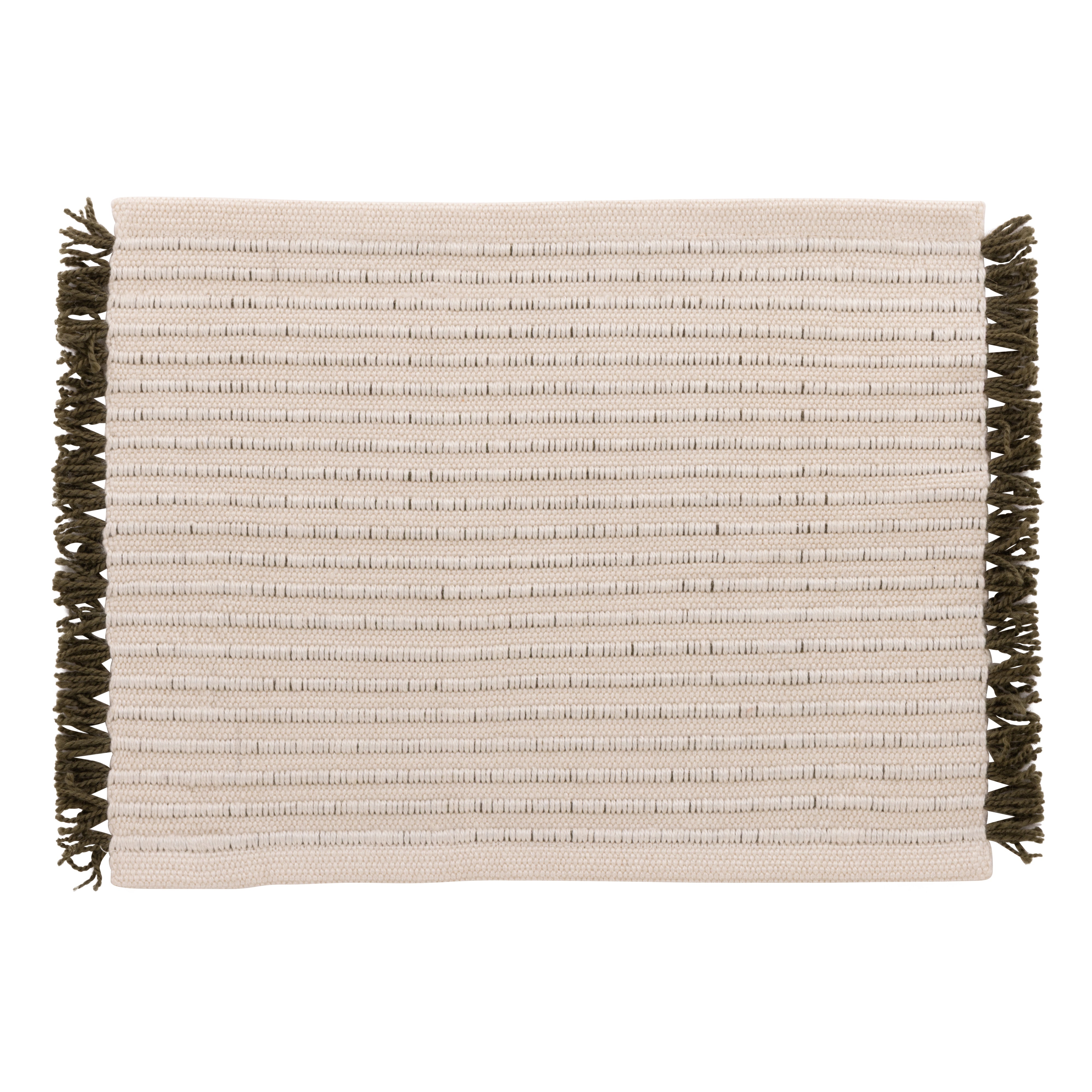 Amalfi Isla Fringe Placemat Green
