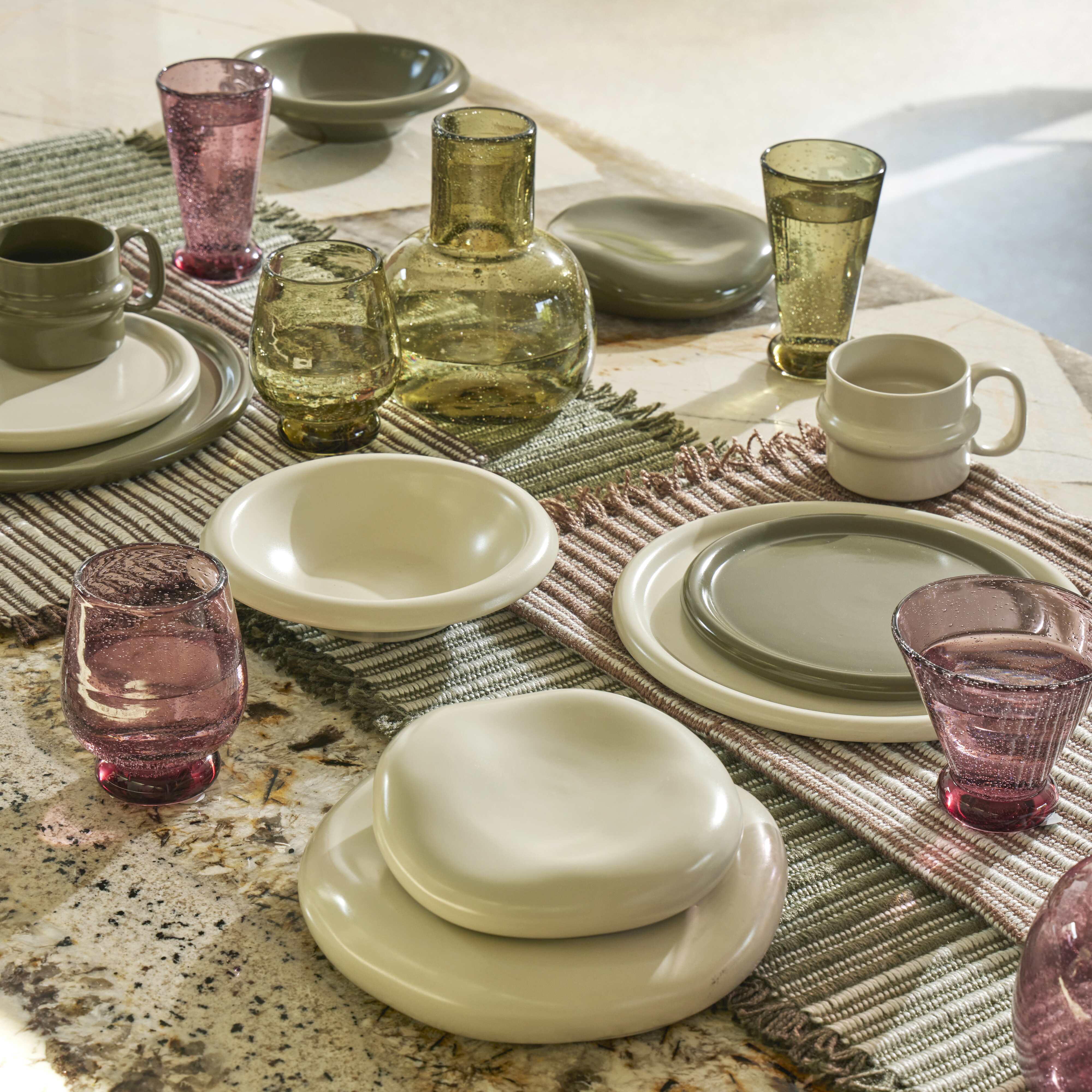 Amalfi Form Dinner Plate Cream
