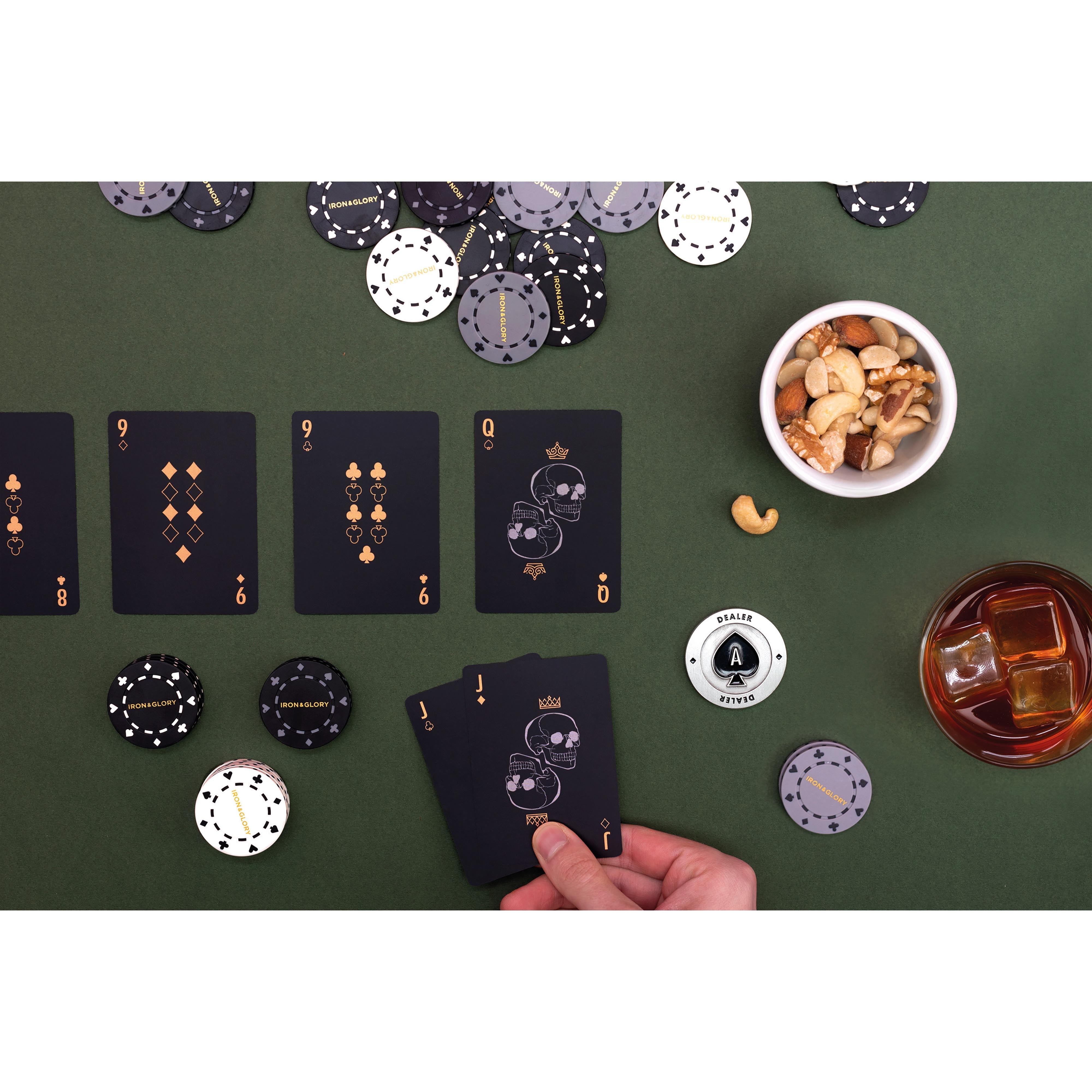 Luckies Iron & Glory Dead Man's Hand Poker Set