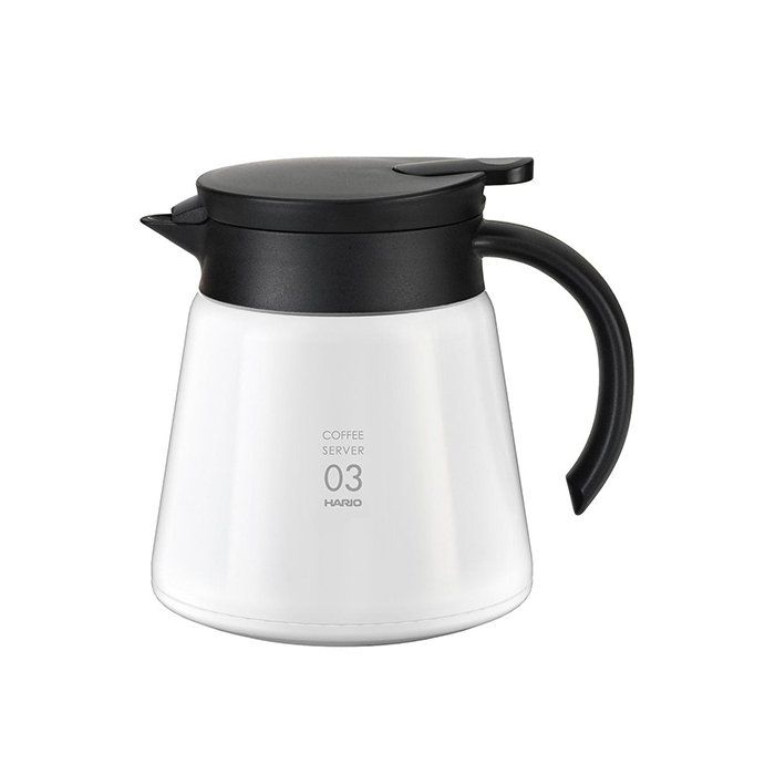Hario V60 Insulated Stainless Steel Server 750ml - White