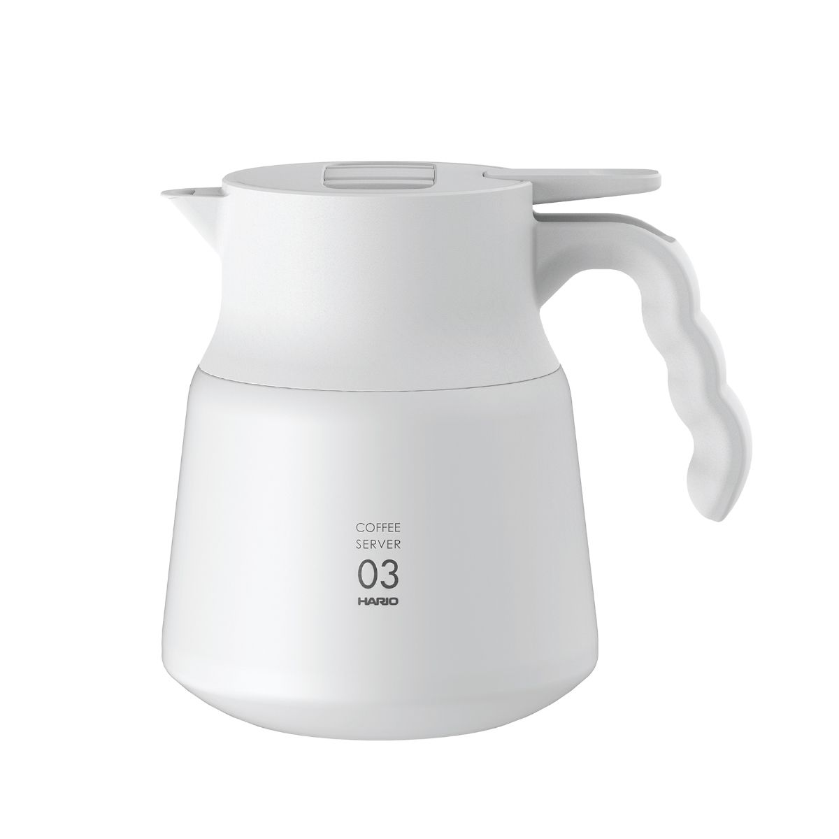 Hario V60 Insulated Stainless Steel Server Plus 800ml - White