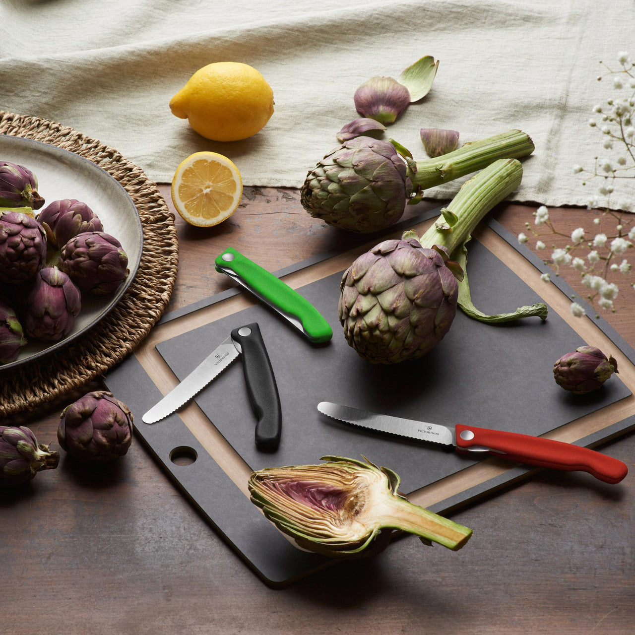 Victorinox Swiss Classic Foldable Paring Knife - Red