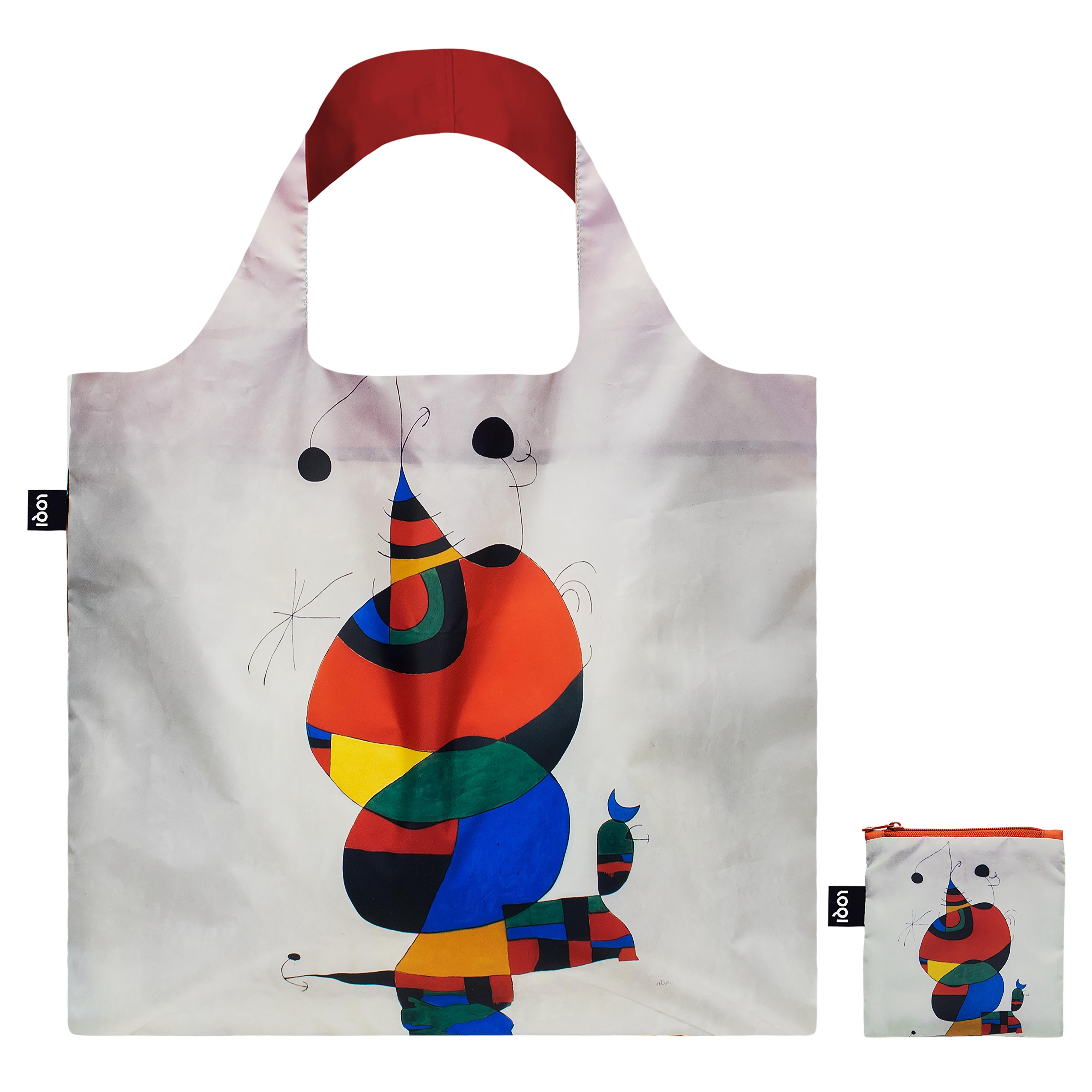 LOQI Miro Woman & Bird Tote Bag