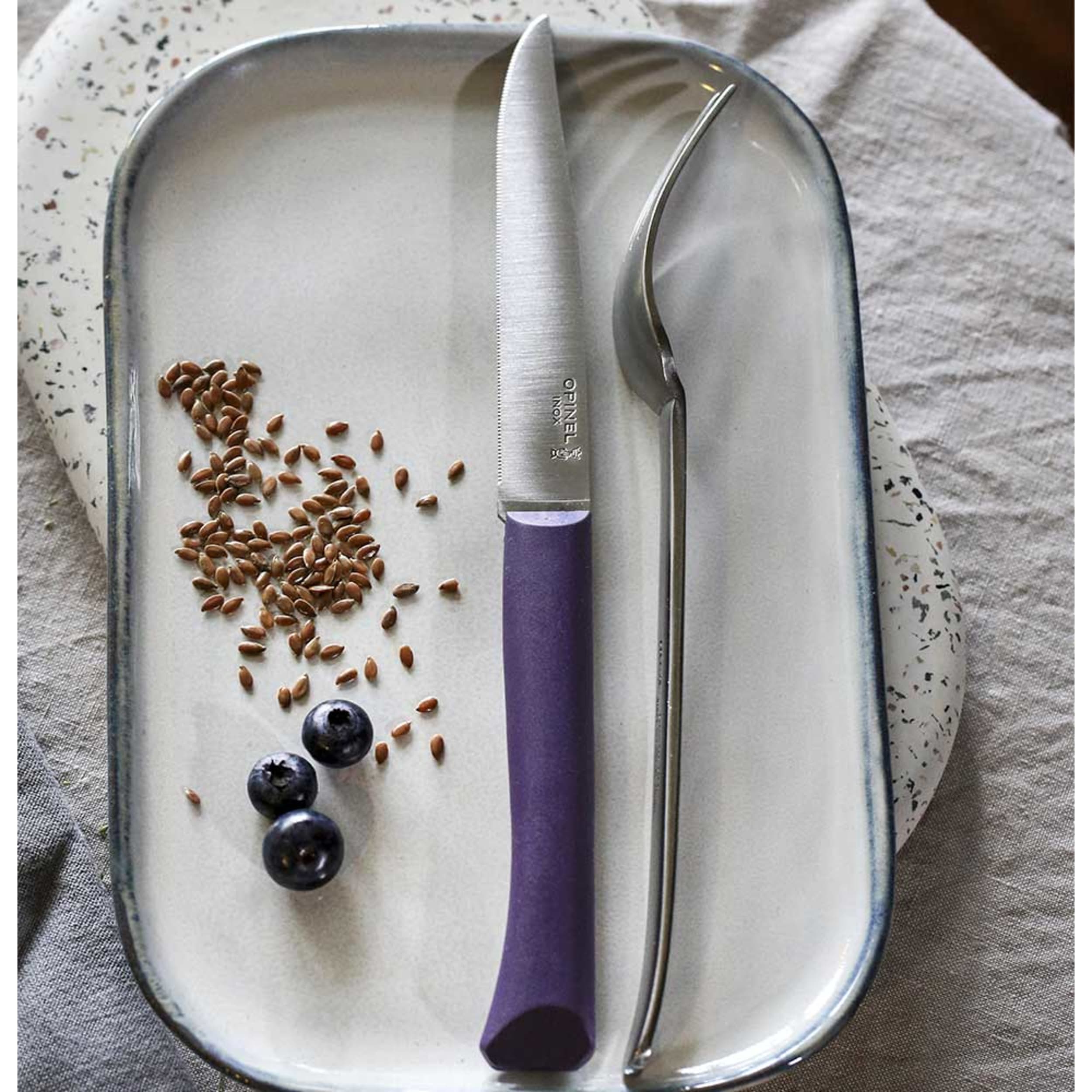 Opinel Bon Appétit Plus No.125 Table Knife Blue
