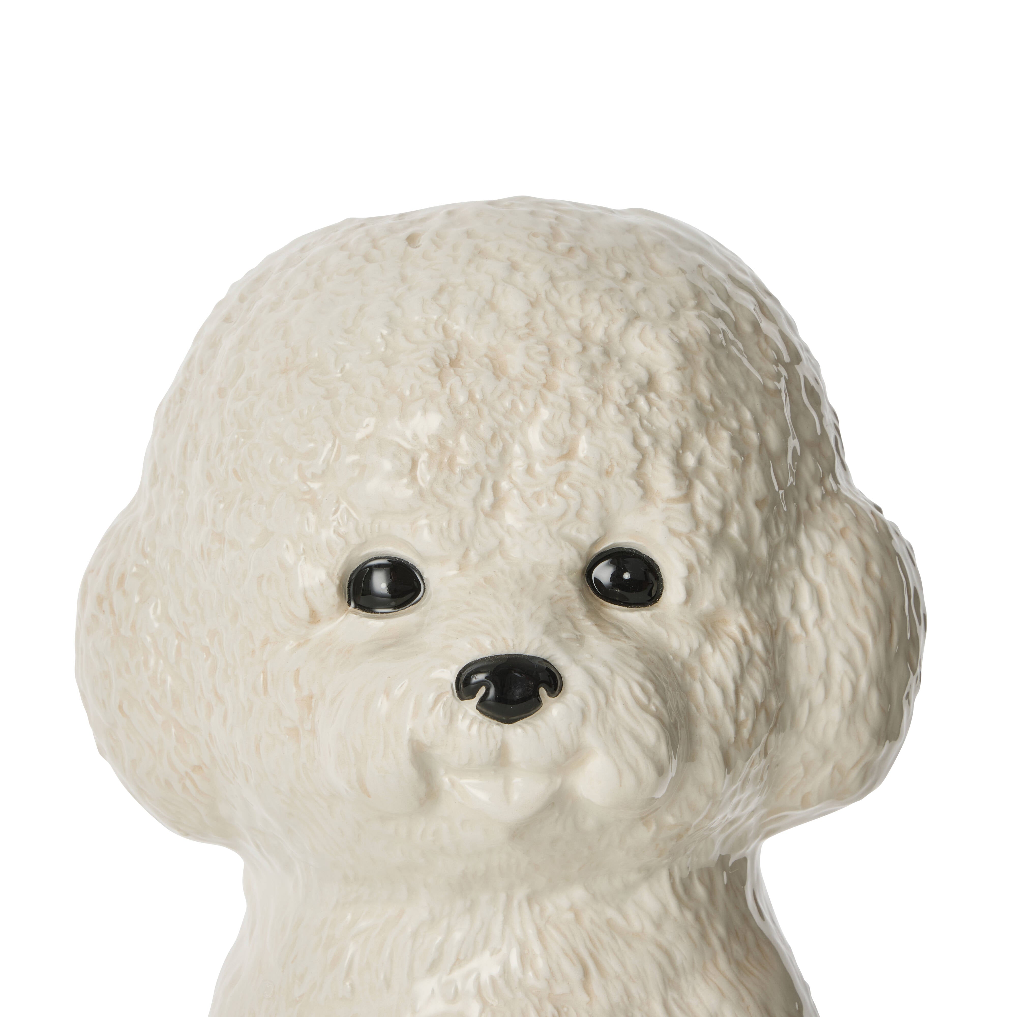 Emporium Bobby Dog Vase White
