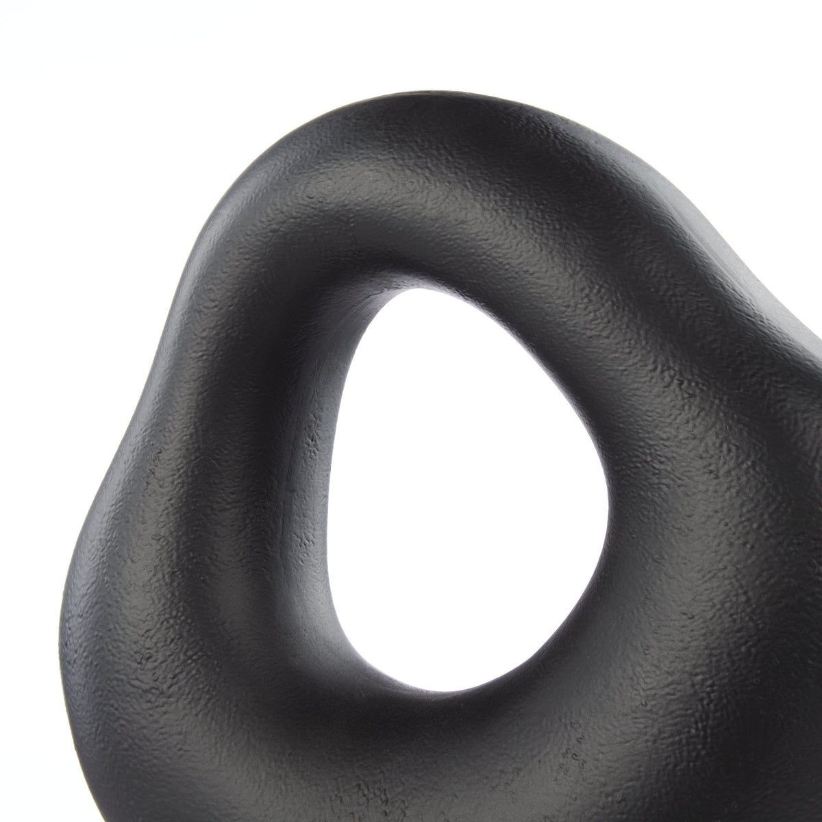 Amalfi Ovum Abstract Sculpture Black