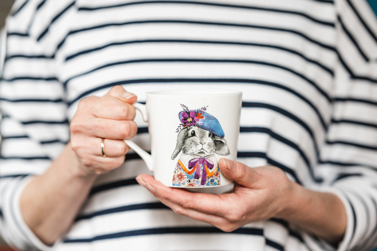 Mikasa x Tipperleyhill Fine China Mug 380ml (Rabbit)