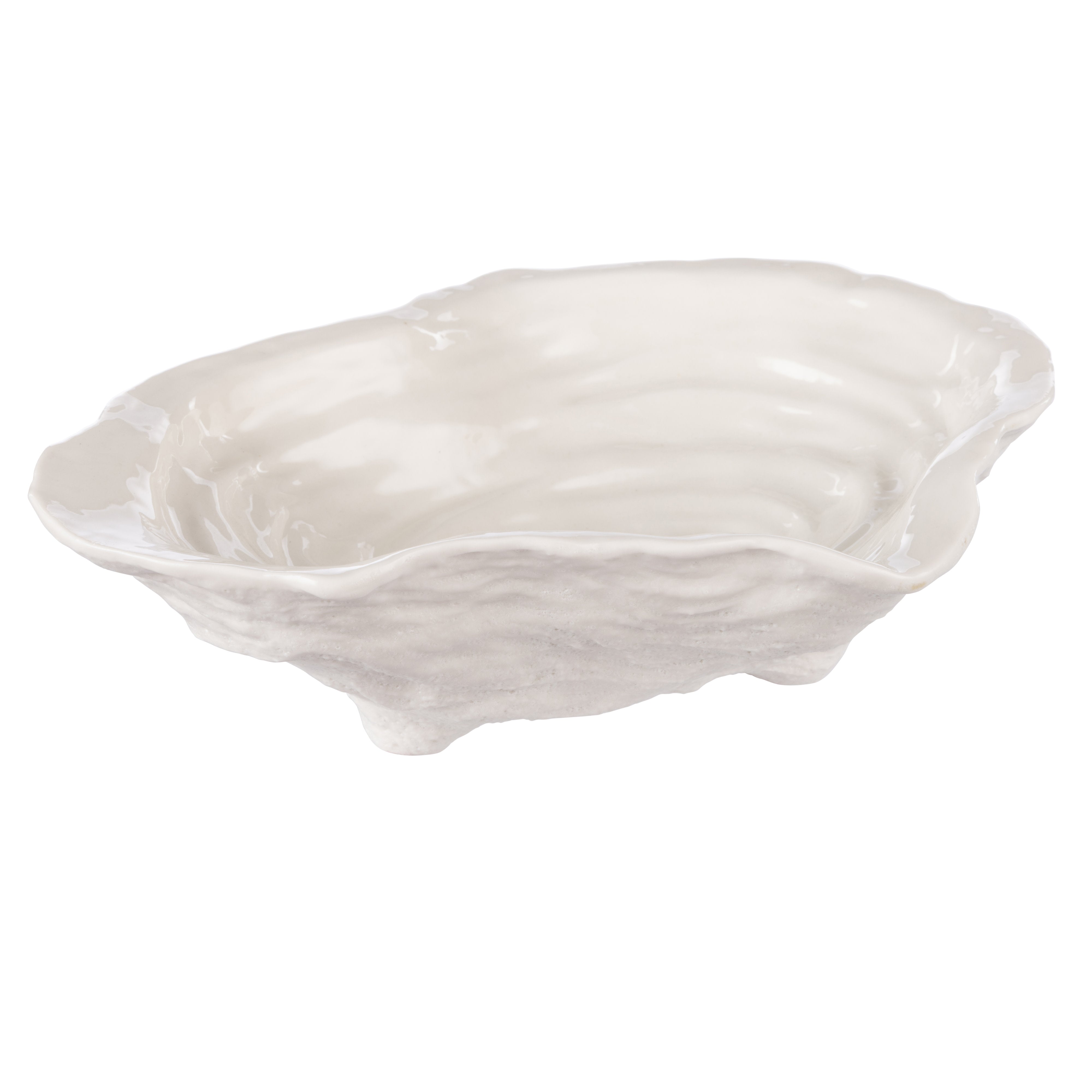 Amalfi Baylor Shell Plate Reactive Large White