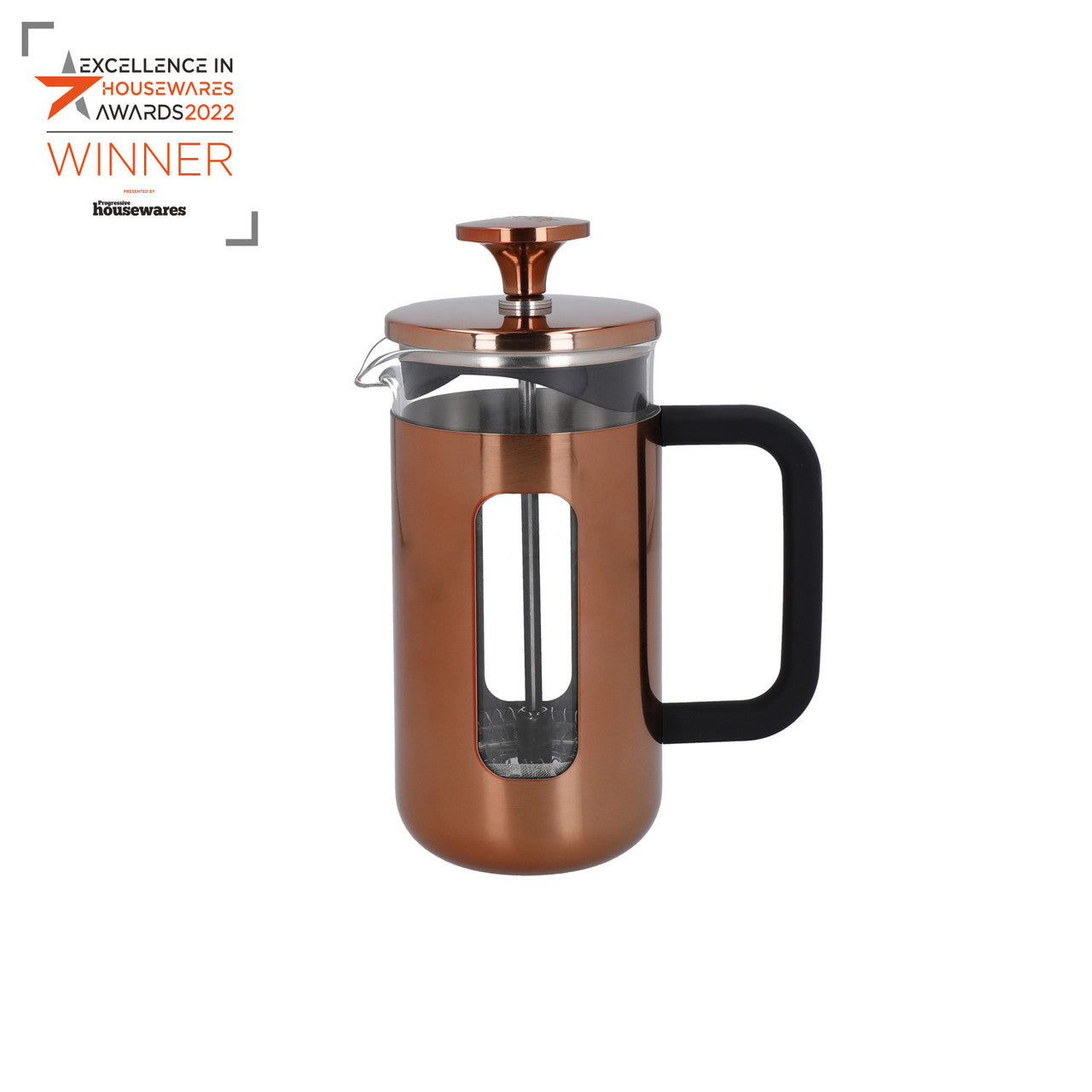 La Cafetière Pisa Stainless Steel Cafetière 3 Cup / 350ml (Copper)