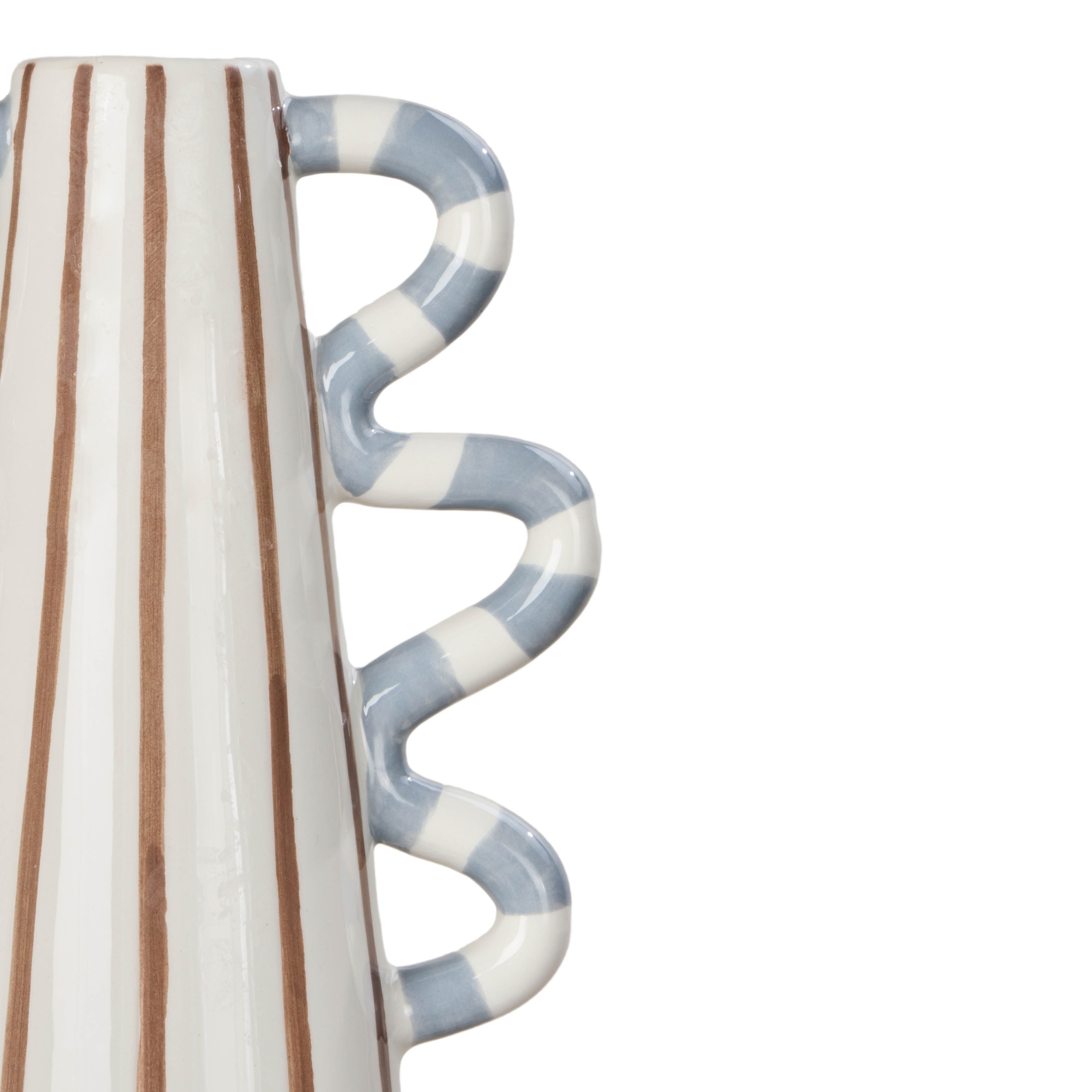 Emporium Harper Stripe Vase Medium Multi-Coloured