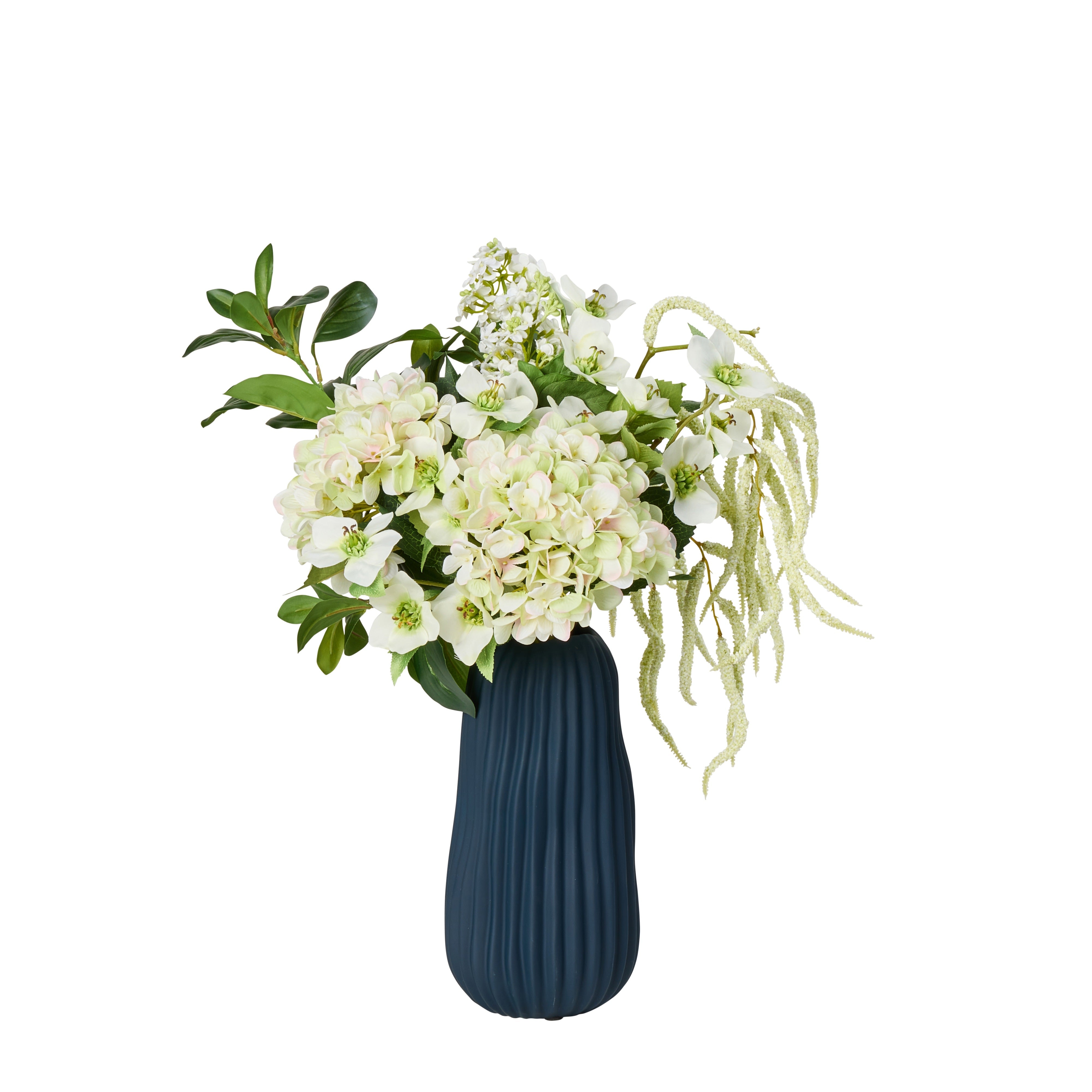 Rogue Helleborus Hydrangea Bouquet Cream & Green