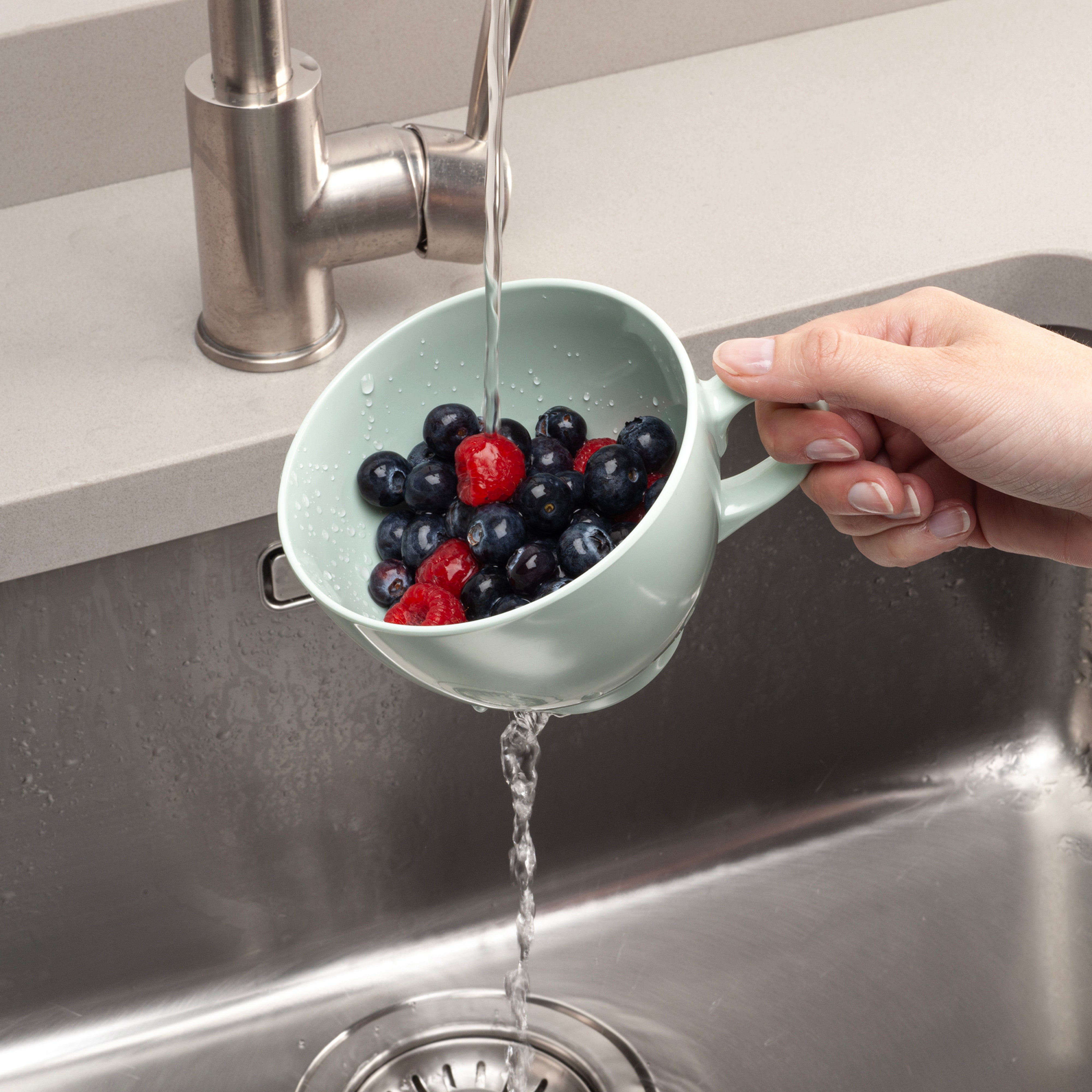 Zeal Keep It Handy Berry Colander Sage