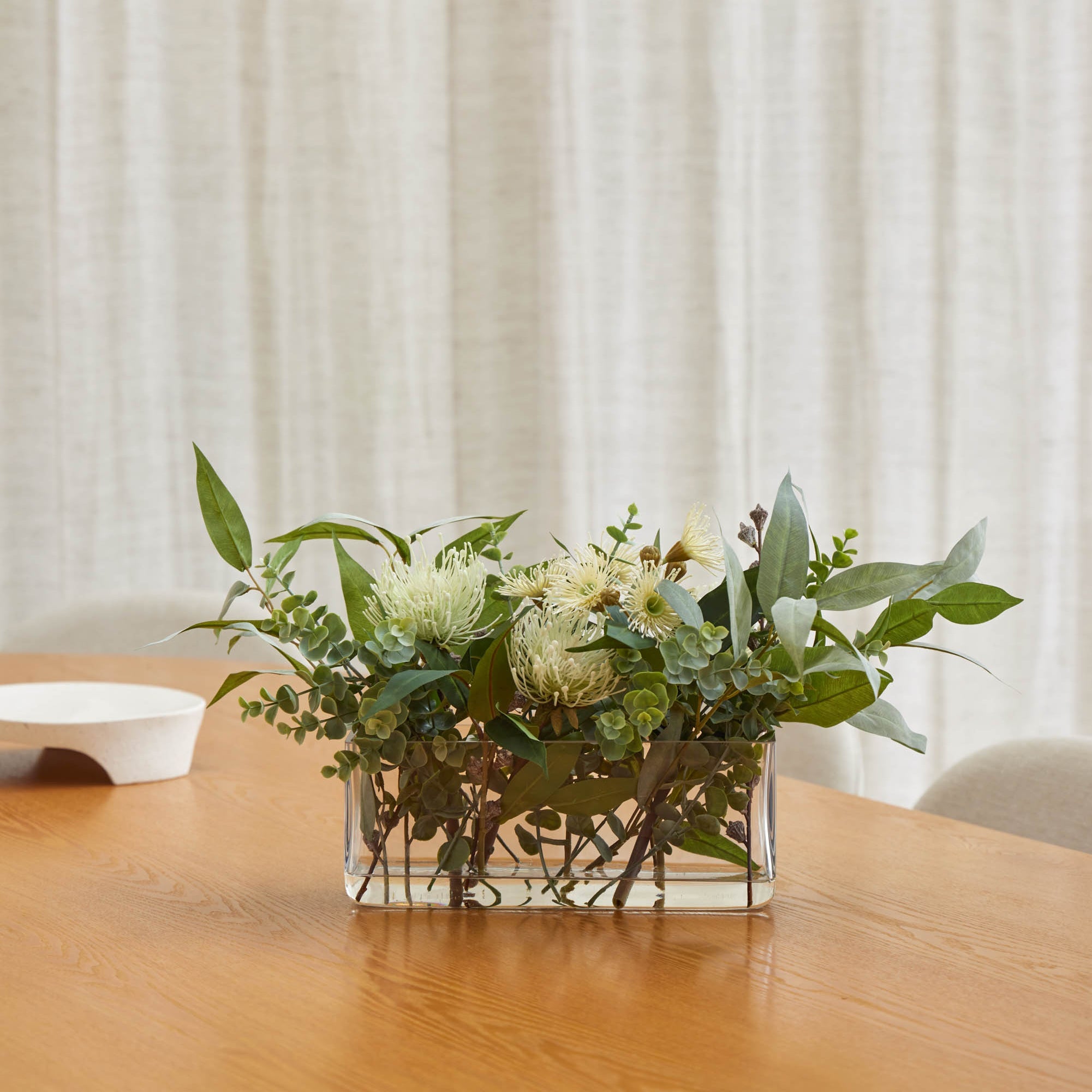 Rogue Pincushion Eucalyptus - Esme White & Green
