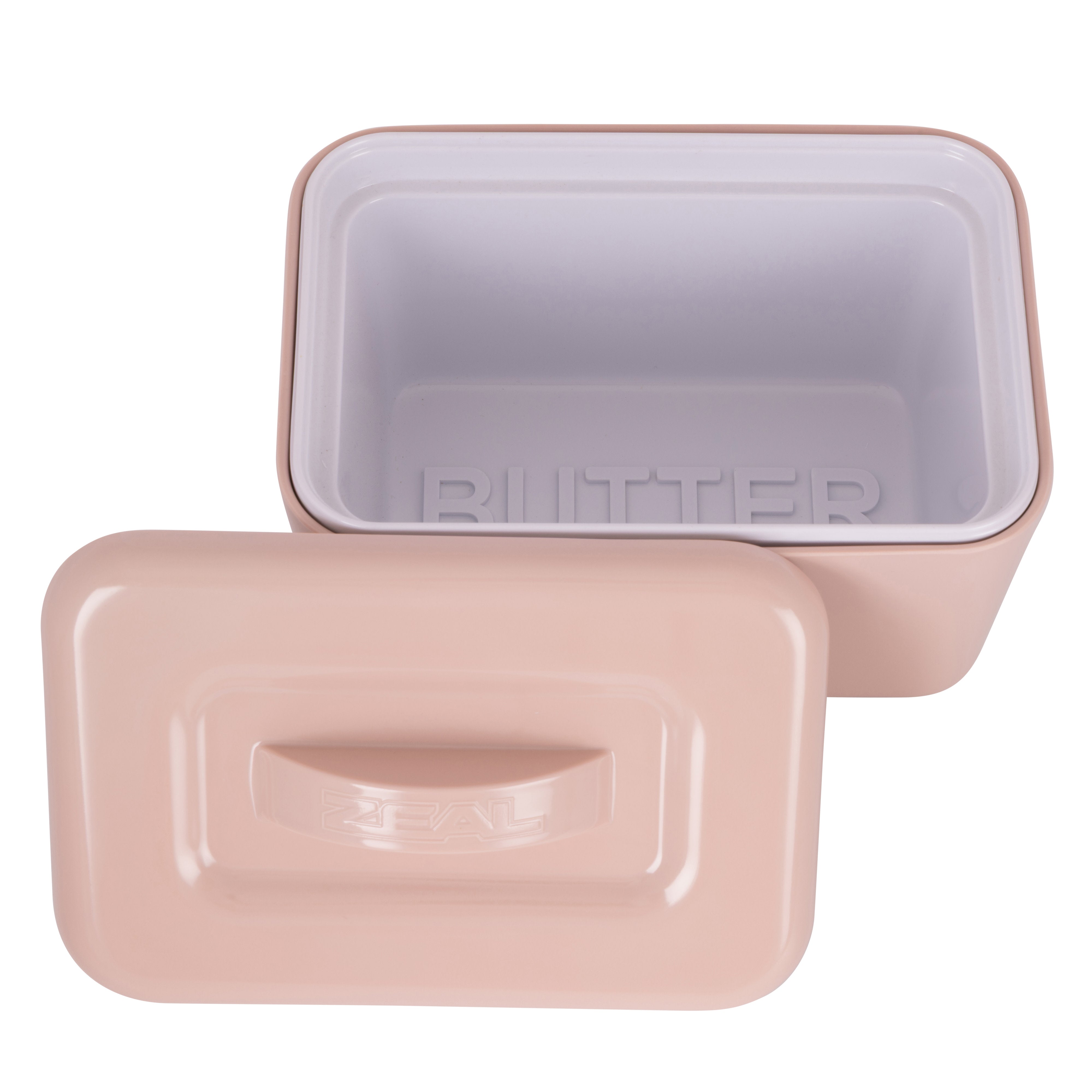 Zeal Keep Cool Melamine Butter Dish Rose Pink