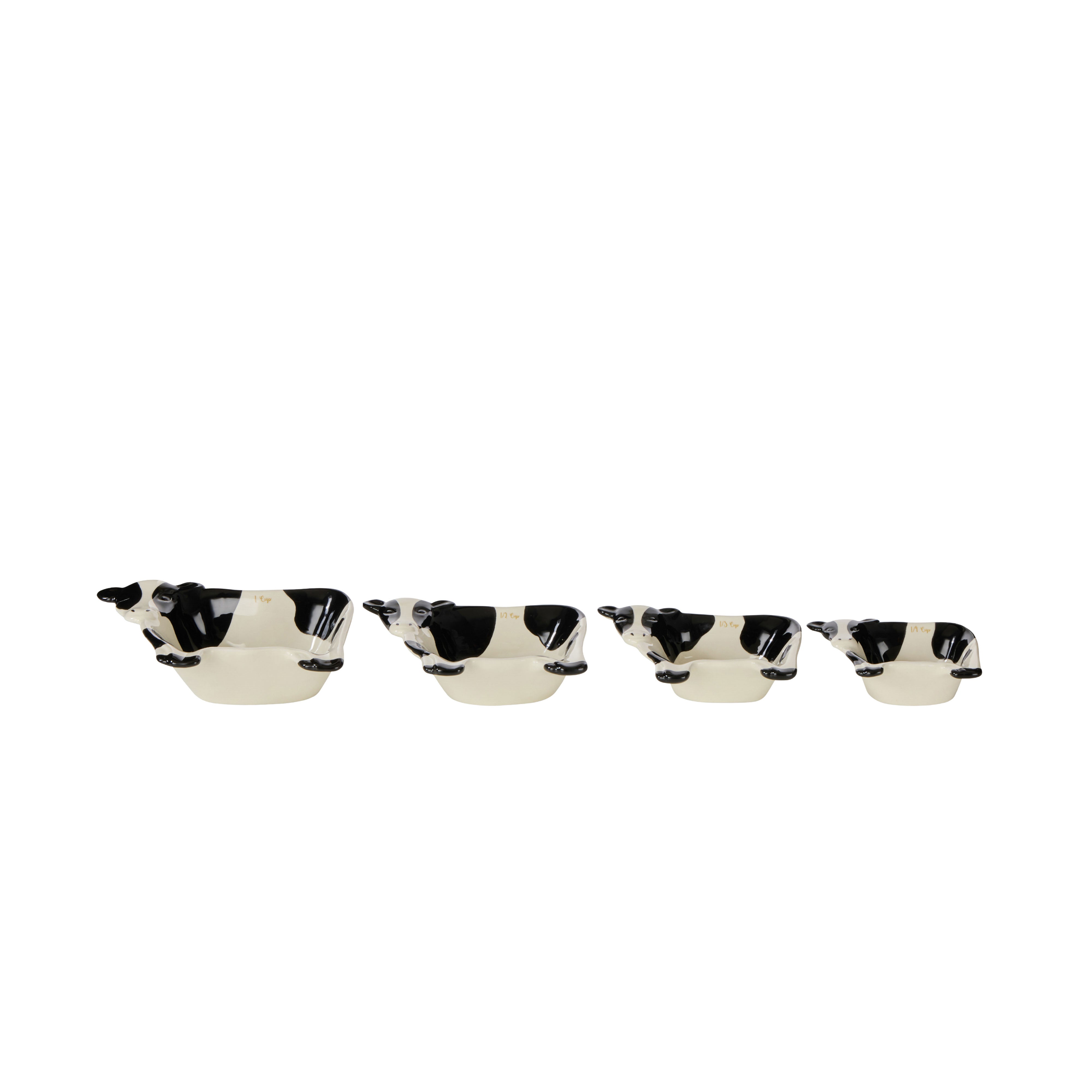 Davis & Waddell Homestead Measuring Cup Set Black & White