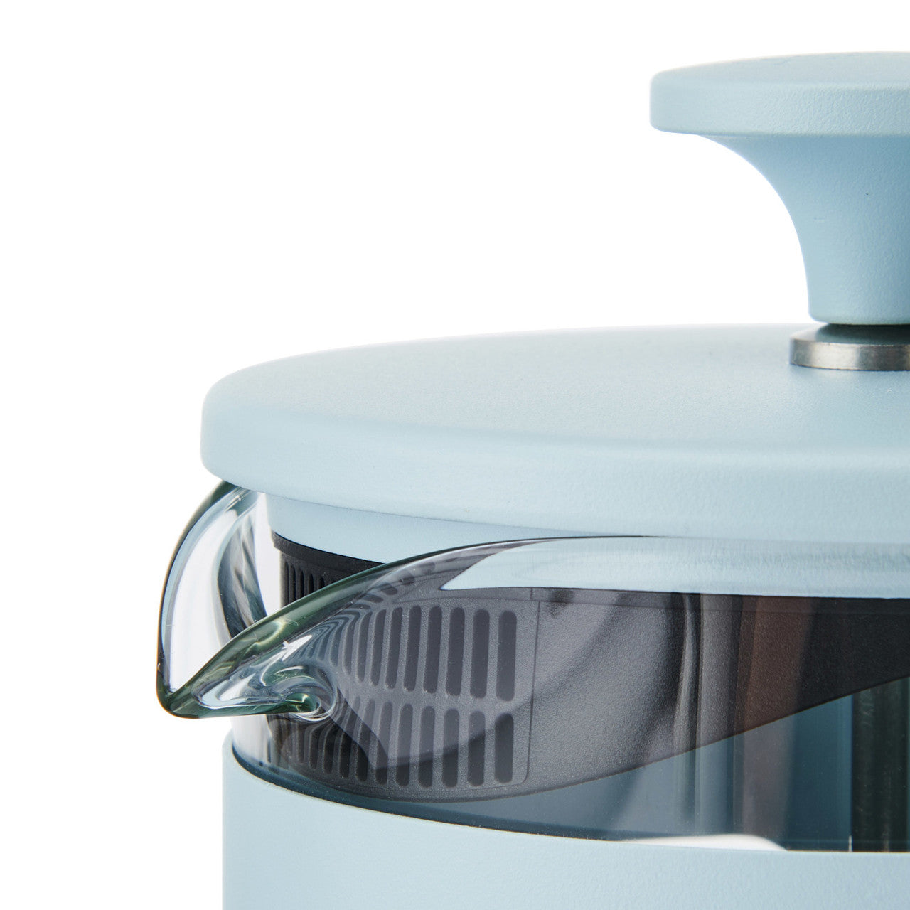 La Cafetière Pisa Stainless Steel Cafetière 8 Cup / 1L (Sky Blue)