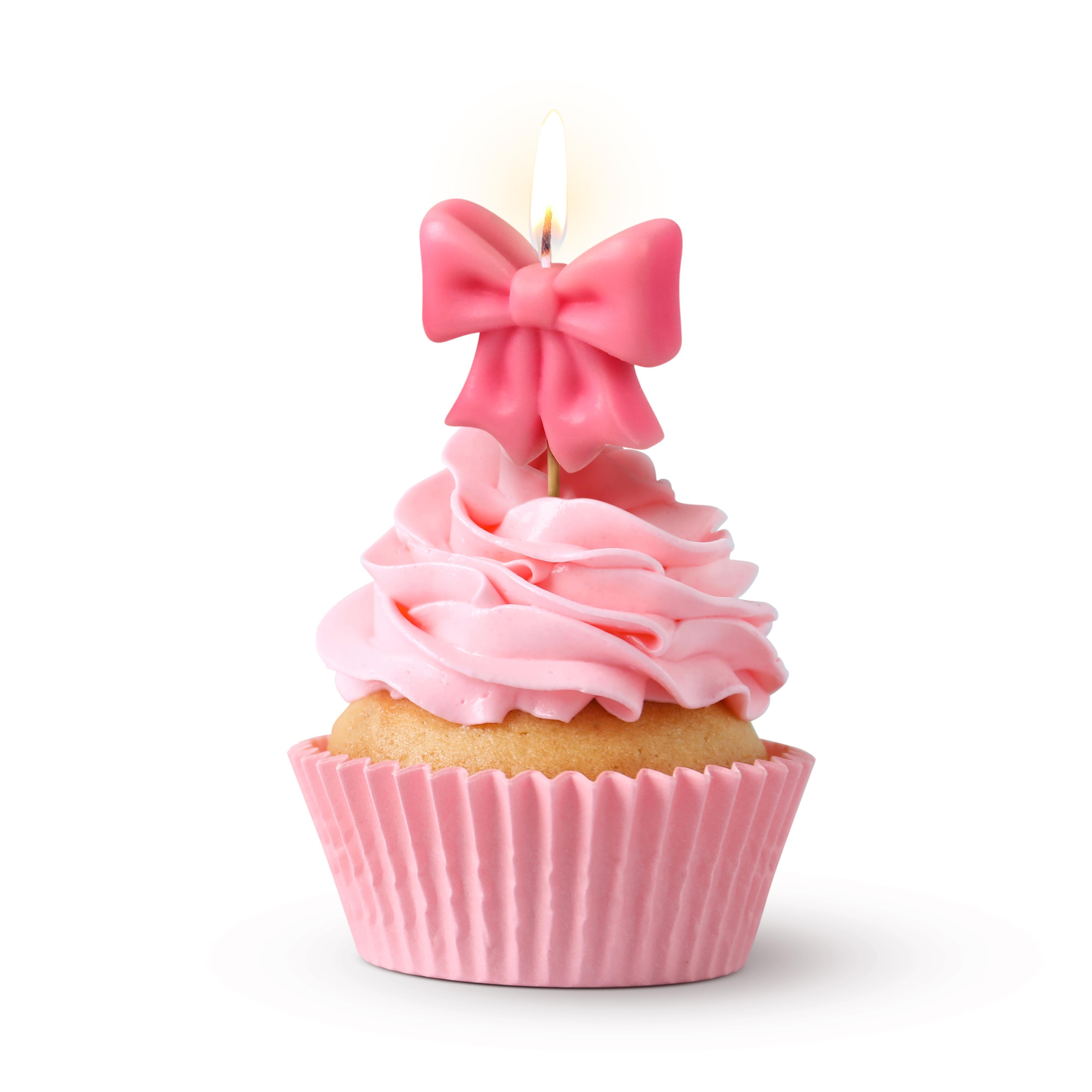 Fred Wrap Party Birthday Candles 5 Piece Set Pink