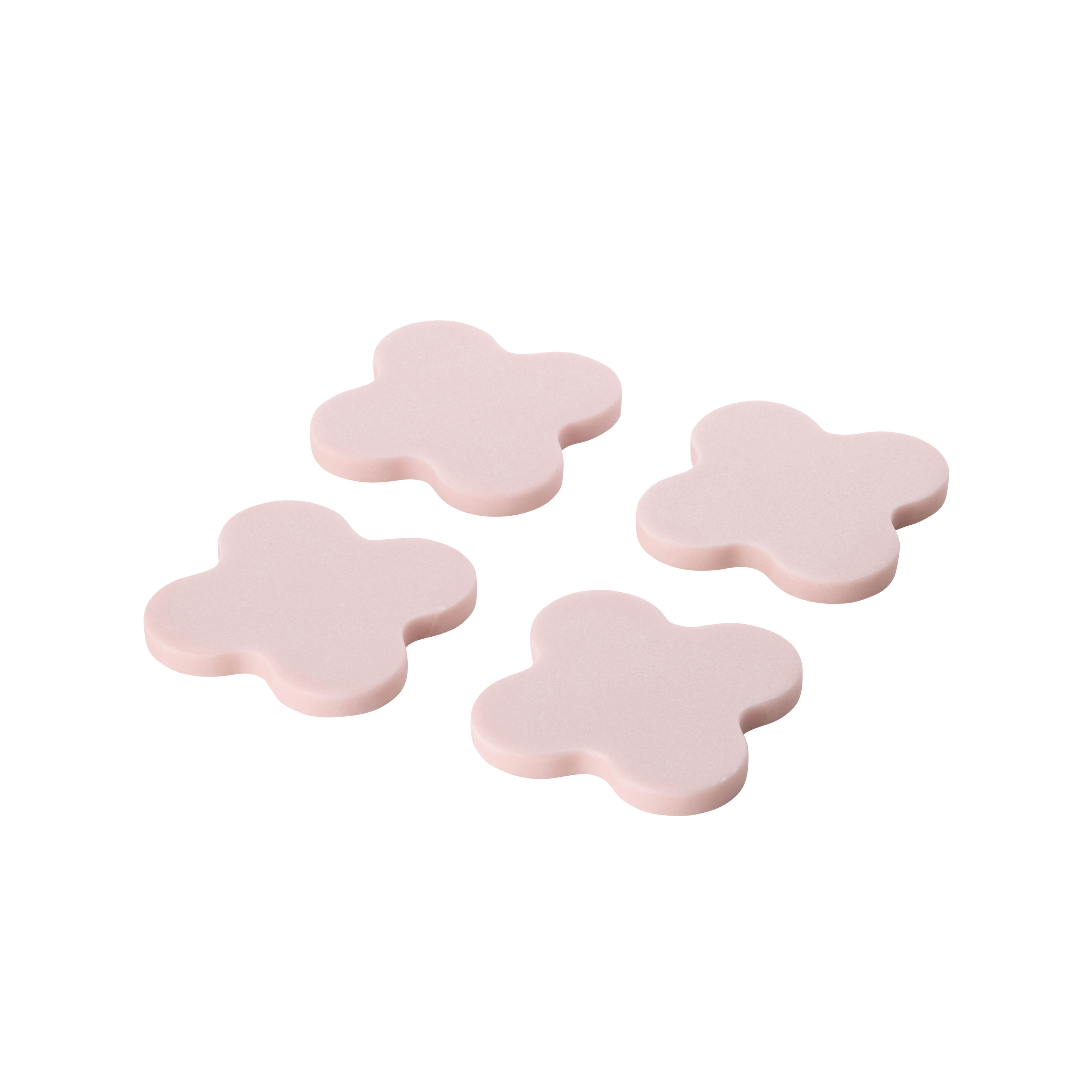 Emporium Resin Bubble Coasters 4 Piece Set Pink