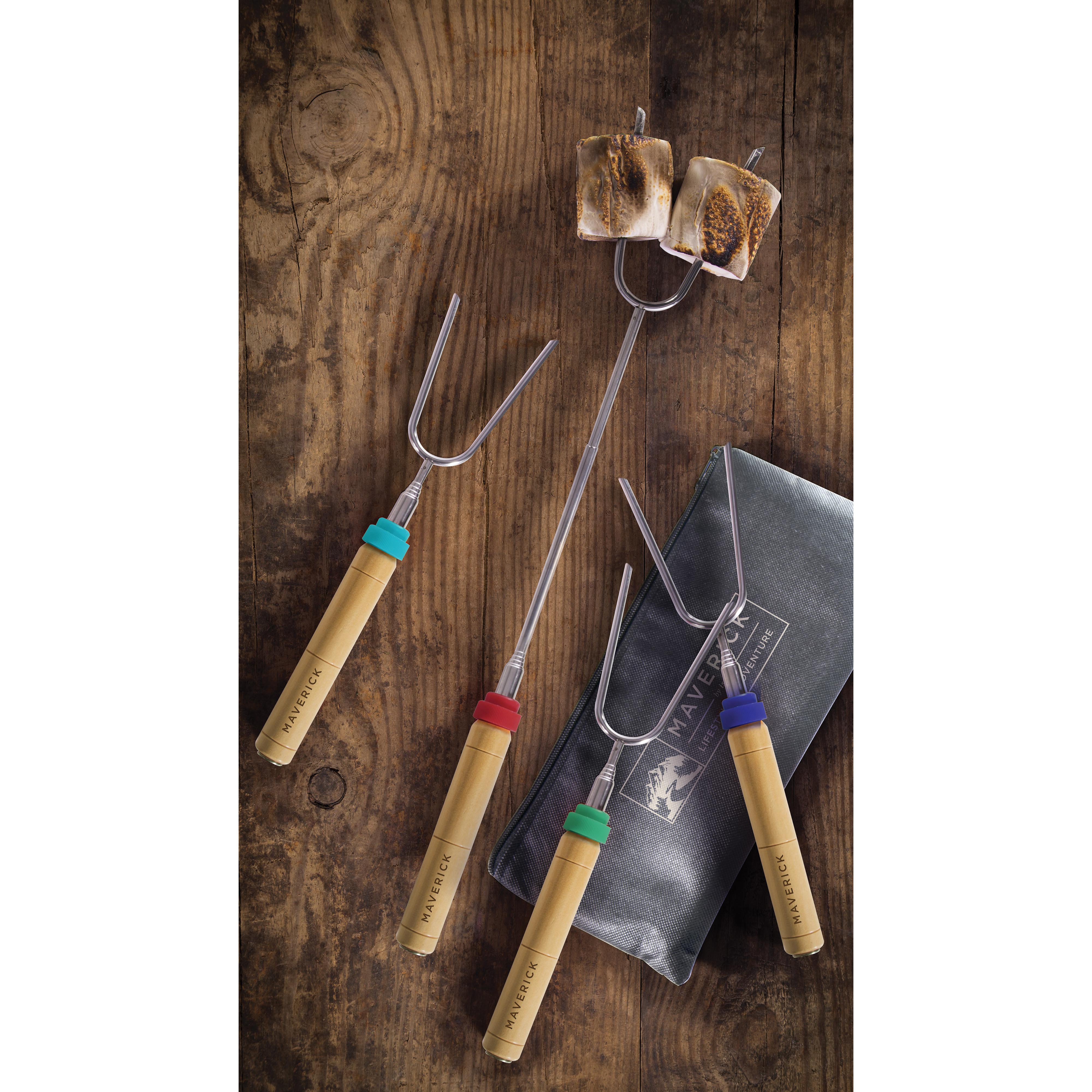 Maverick Twist & Turn Telescopic Marshmallow Forks