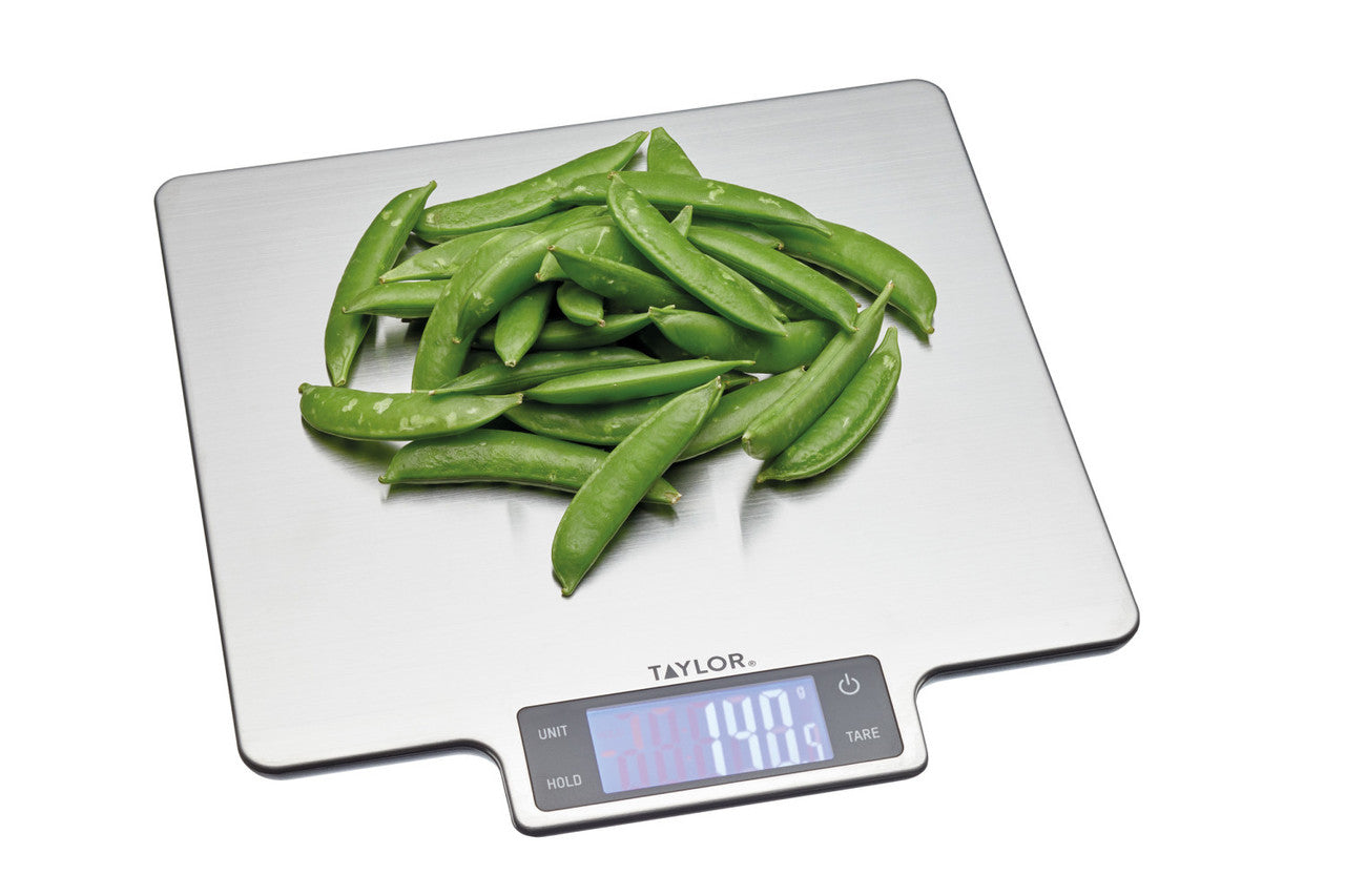 Taylor Pro Large Platform Stainless Steel Digital Kitchen Scale 10kg